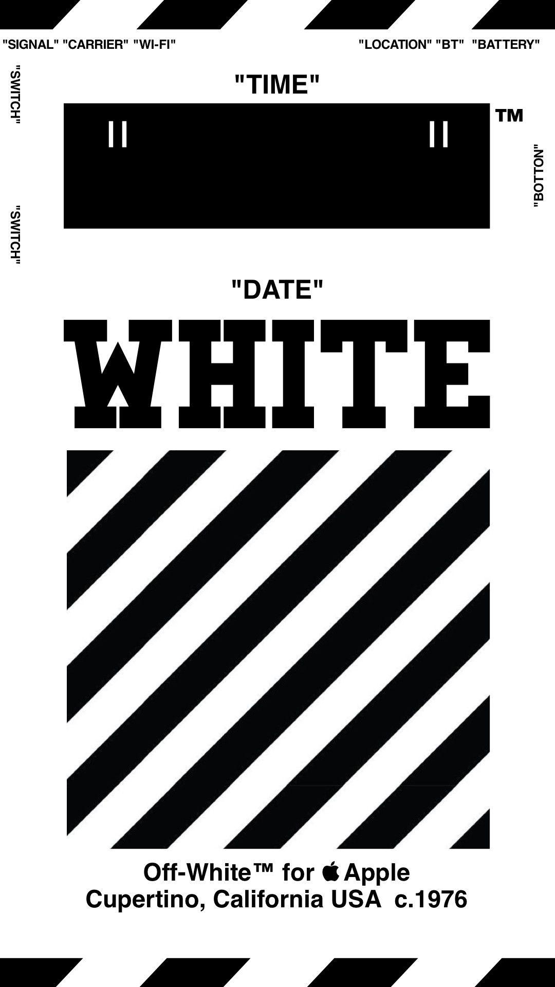 1080x1920 Off White Supreme Wallpaper