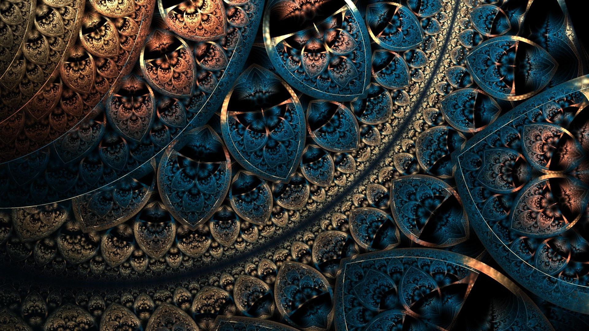 1920x1080 Fractal Geometry Background Wallpaper 24796