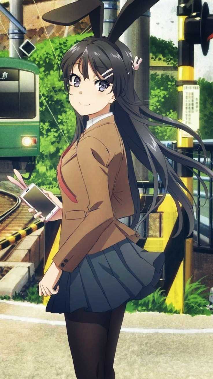 737x1311 Mai Sakurajima Wallpaper Phone