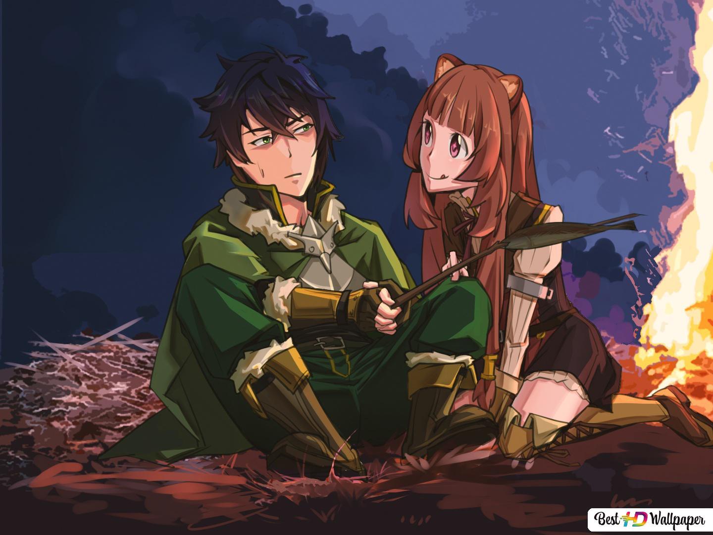 1440x1080 The Rising of the Shield Hero Iwatani & Raphtalia Camping HD wallpaper download