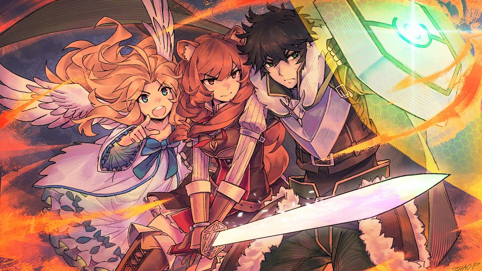 1920x1080 Download 1920x1080 Naofumi Iwatani, Raphtalia, Firo, Tate No Yuusha No Nariagari Wallpaper for Widescreen