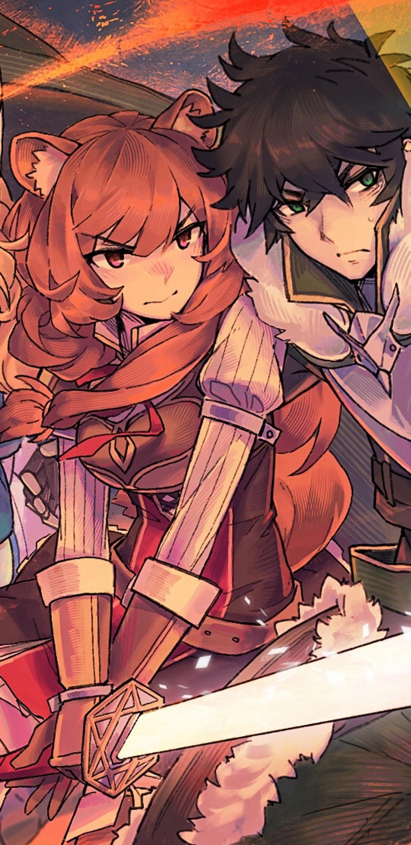 1440x2960 Download 1440x2960 Naofumi Iwatani, Raphtalia, Firo, Tate No Yuusha No Nariagari Wallpaper for Samsung Galaxy S Note S S8+, Google Pixel 3 XL