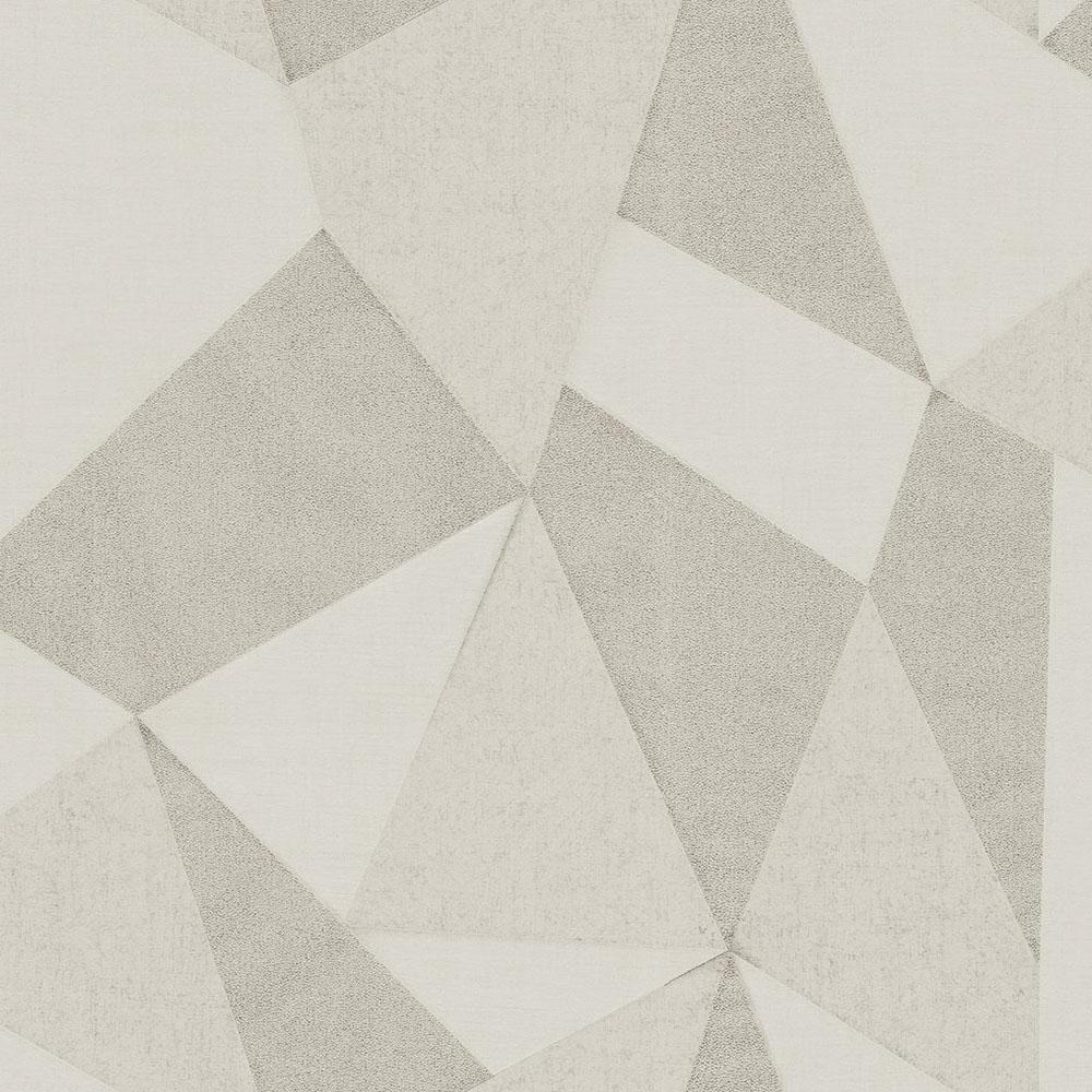 1000x1000 Milano Geometric Fractal Wallpaper Stone (M95600) from I Love Wallpaper UK