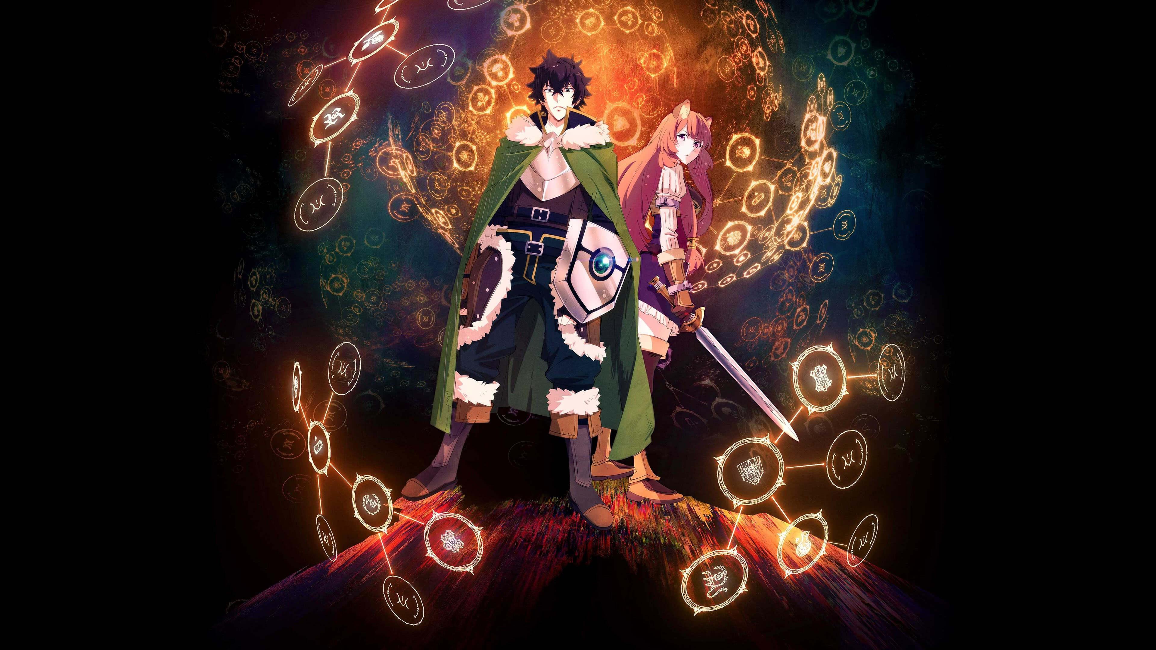 3840x2160 Rising Of The Shield Hero Raphtalia Naofumi Iwatani UHD 4K Wallpaper