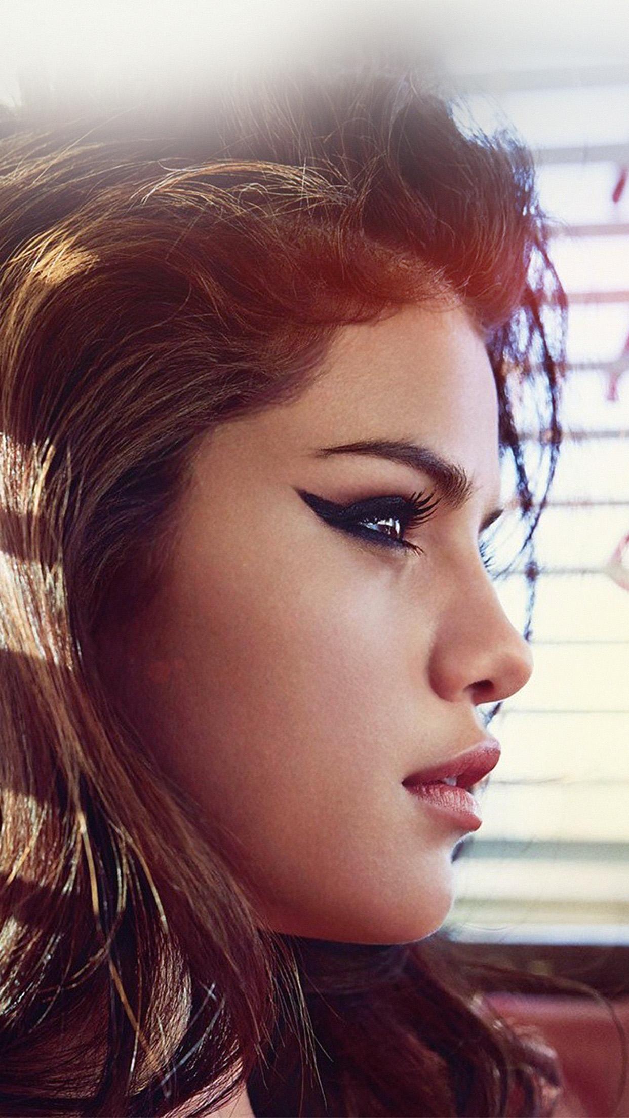 1242x2208 Selena Gomez Face Cute Wallpaper