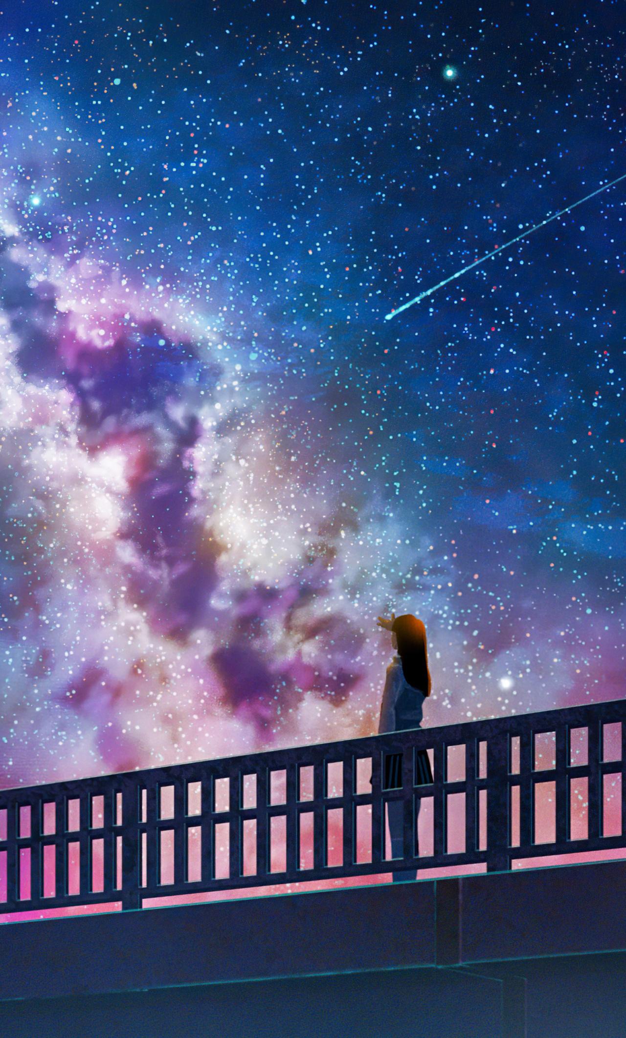 Anime Purple Galaxy Wallpapers - Top Free Anime Purple Galaxy ...