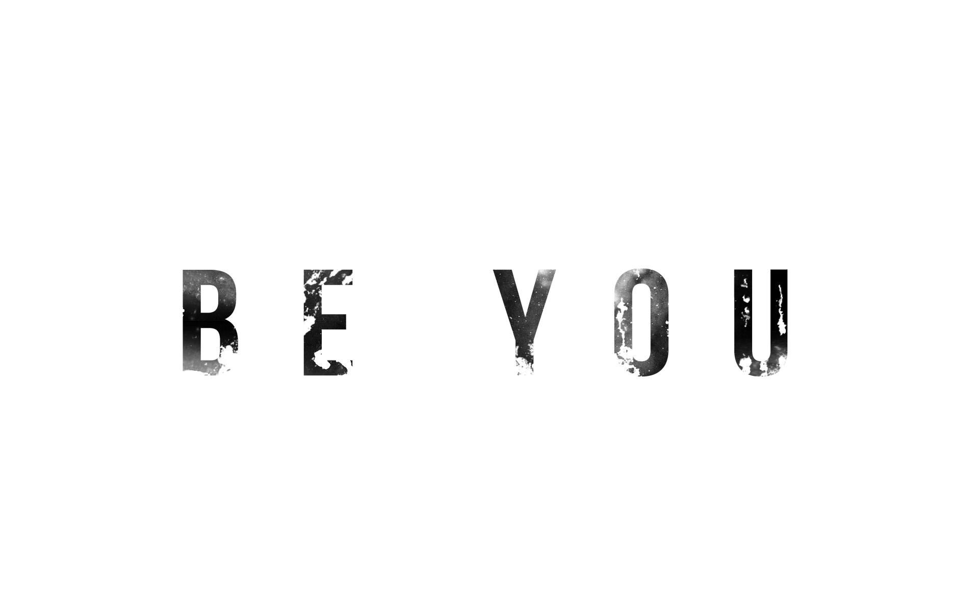 1920x1200 Be You Typographic Simple White Desktop Wallpaper Desktop Background