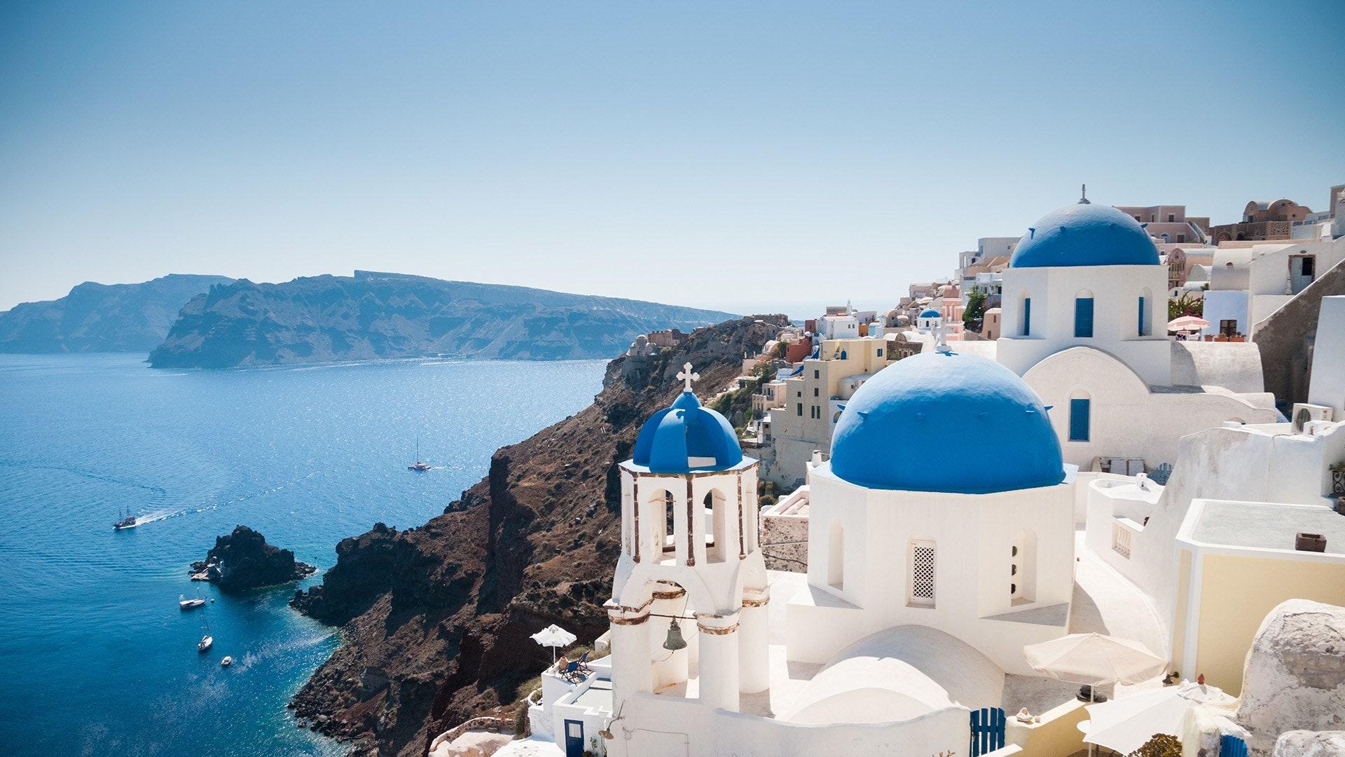 1920x1080 Santorini, Greeceé Nast Traveller