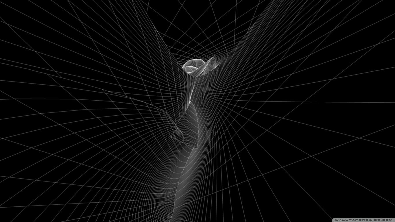 1366x768 Graphic Background Black Abstract Wallpaper