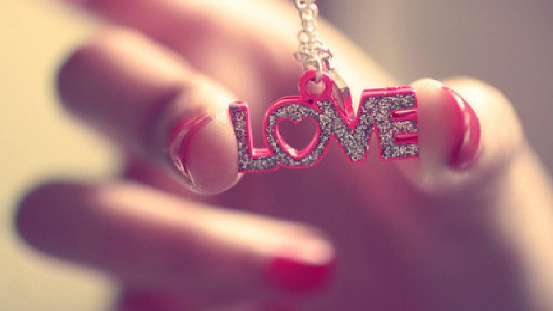 1920x1080 Love Pendant Pink Letters With Heart Association For Love Love Image Desktop HD Wallpaper For Mobile Phones And Computer 1920x1200 :
