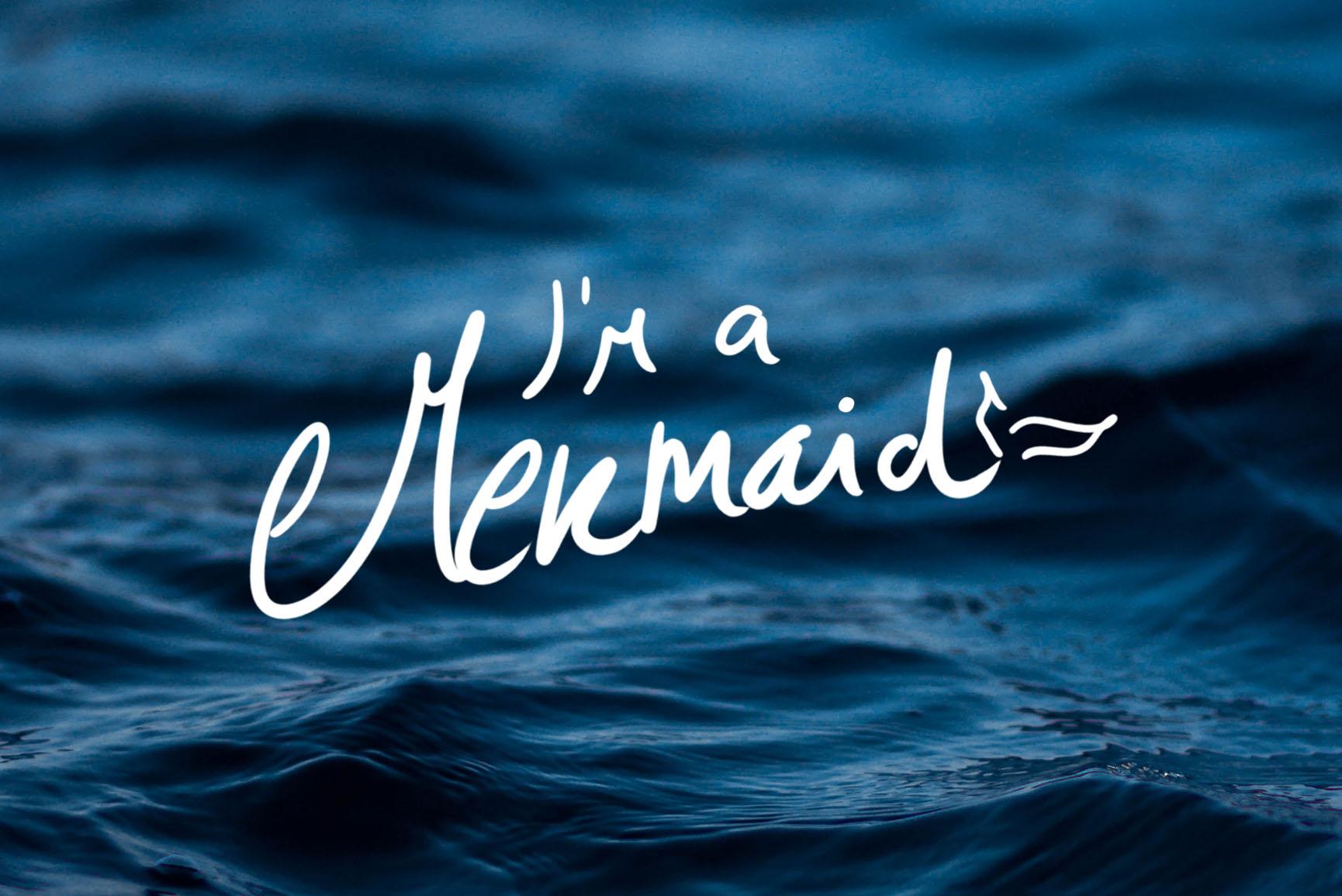 1730x1155 I'm A Mermaid iPhone X Wallpaper