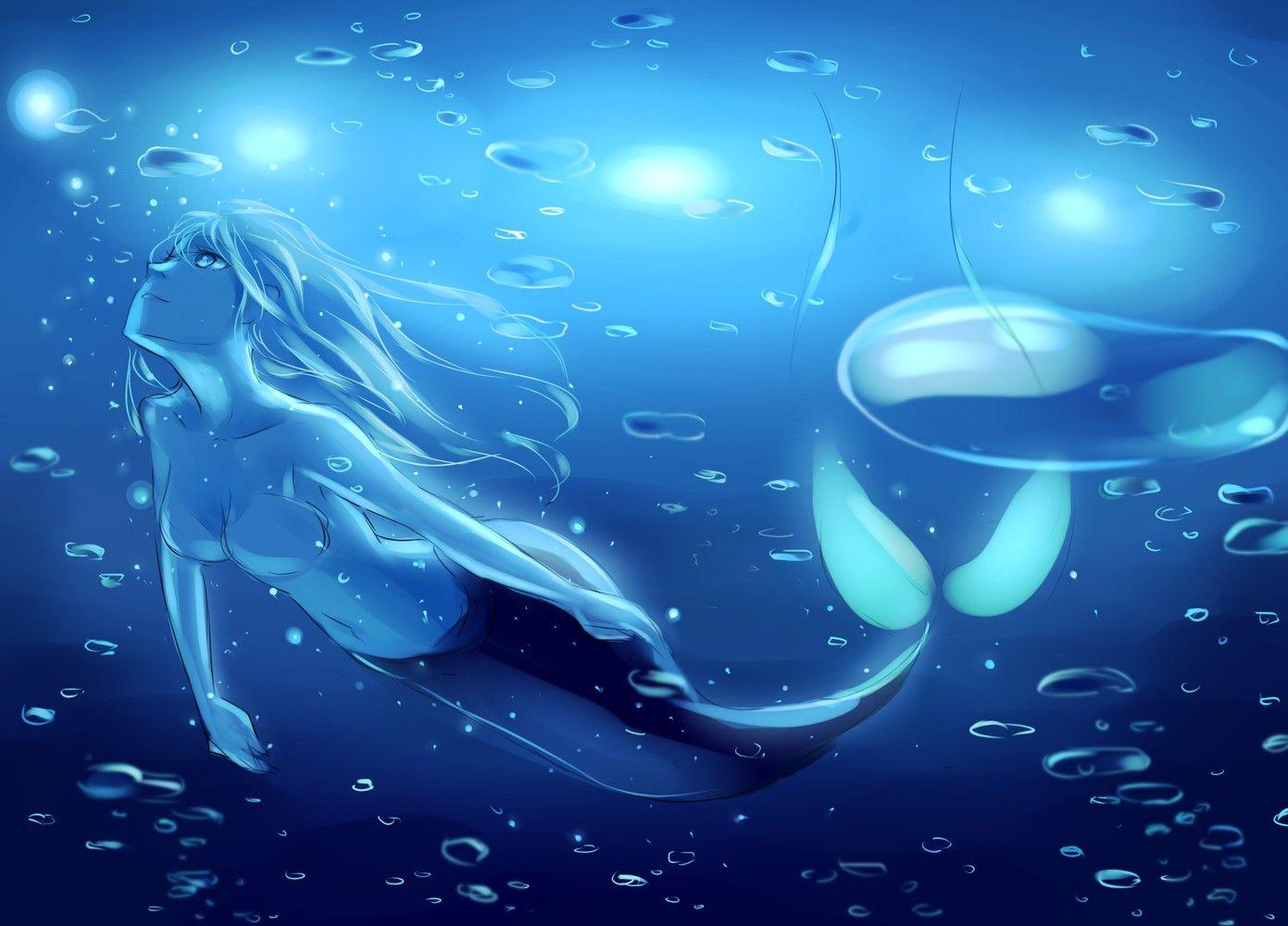 1391x1000 Mermaid Background