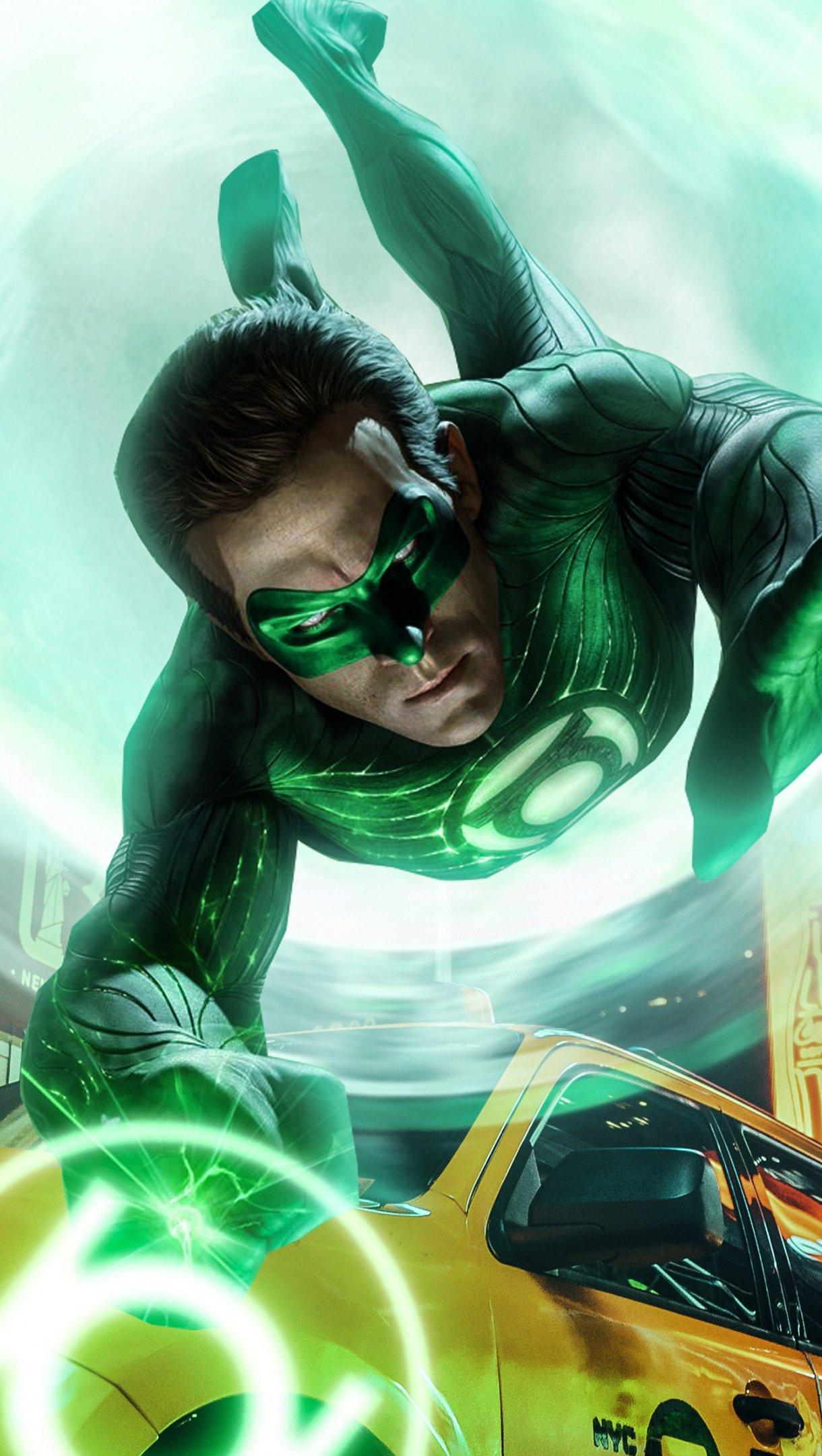 1220x2160 Green Lantern in New York Wallpaper 4k Ultra HD