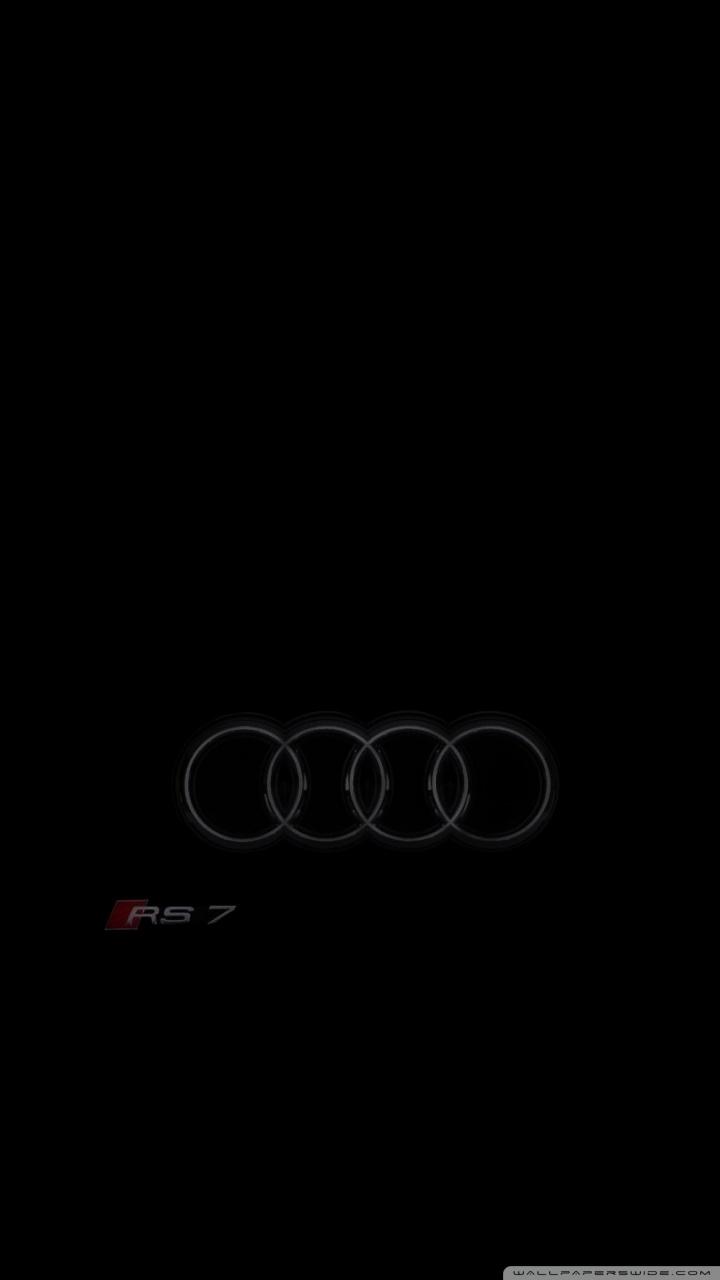 720x1280 iPhone X Audi Logo Wallpaper