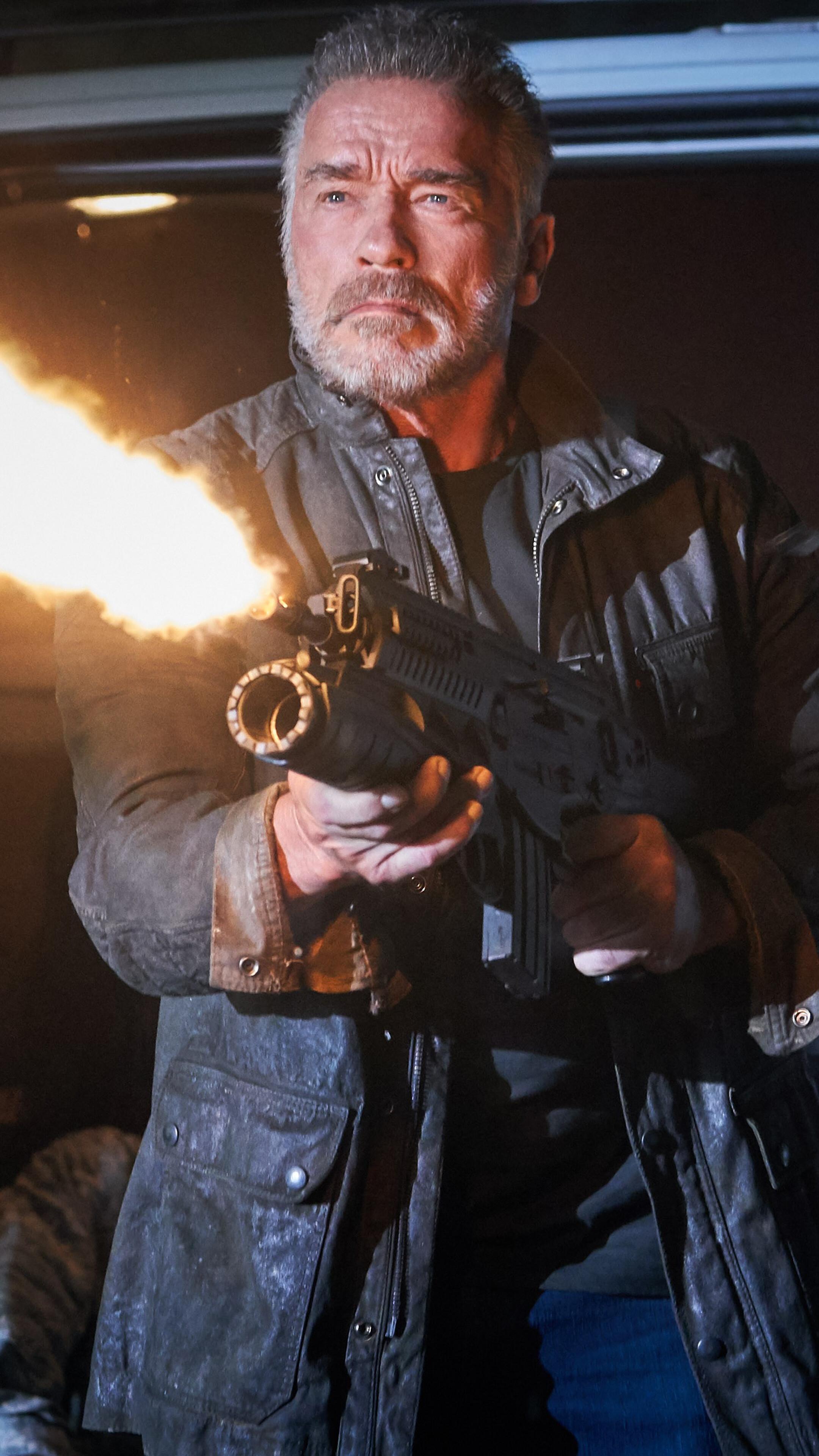 2160x3840 Arnold Schwarzenegger, Terminator: Dark Fate, 4K phone HD Wallpaper, Image, Background, Photo and Picture Gallery HD Wallpaper