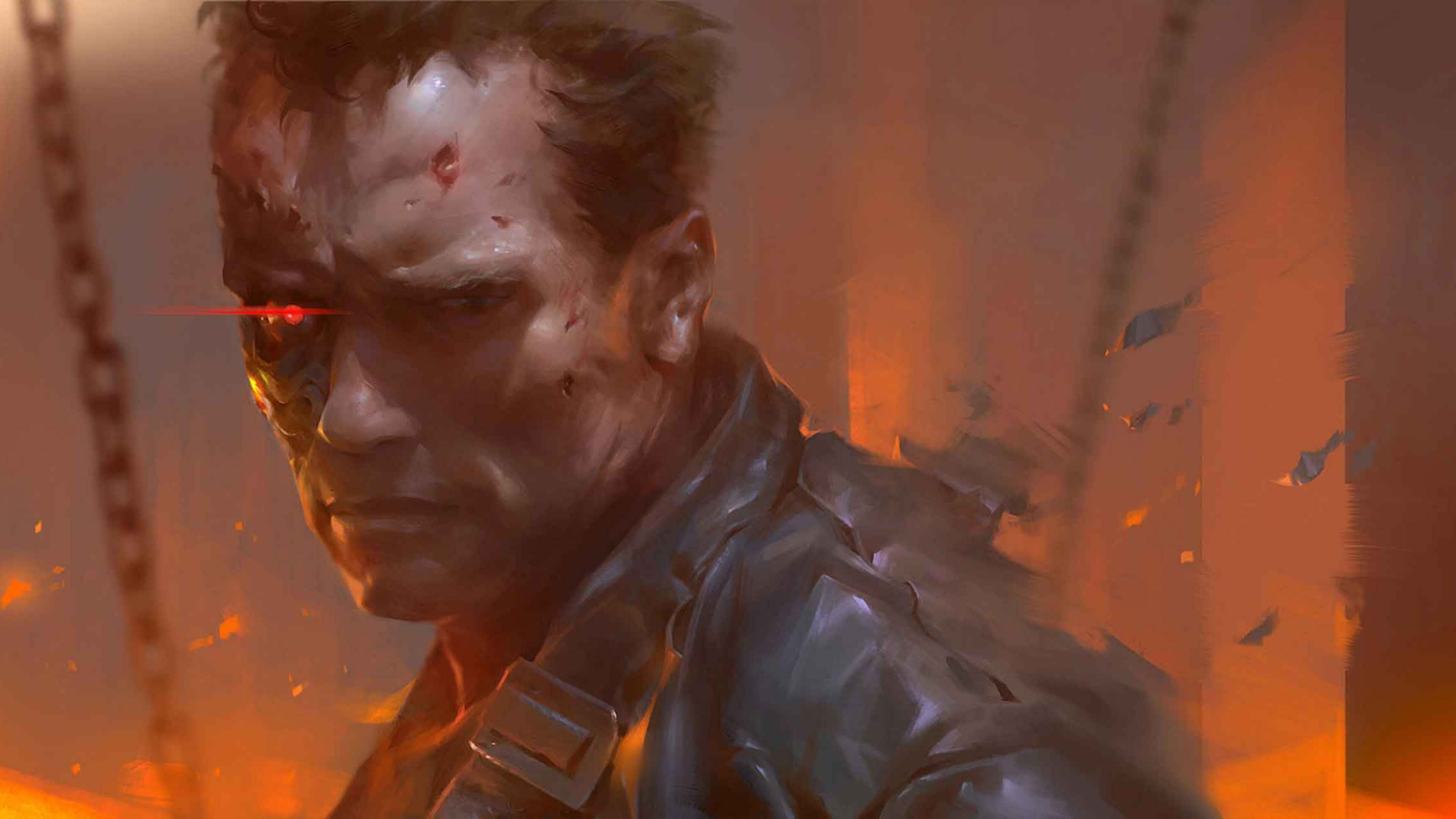 3840x2160 Arnold Schwarzenegger As Terminator Artwork 4k HD 4k Wallpaper, Image, Background, Photo and Picture
