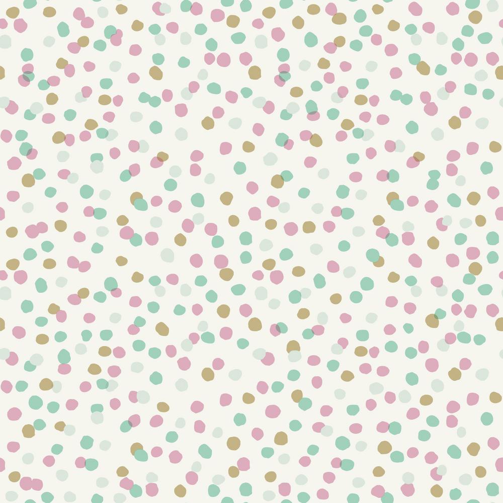 1000x1000 Sample Confetti Peel & Stick Wallpaper in Pink and Blue