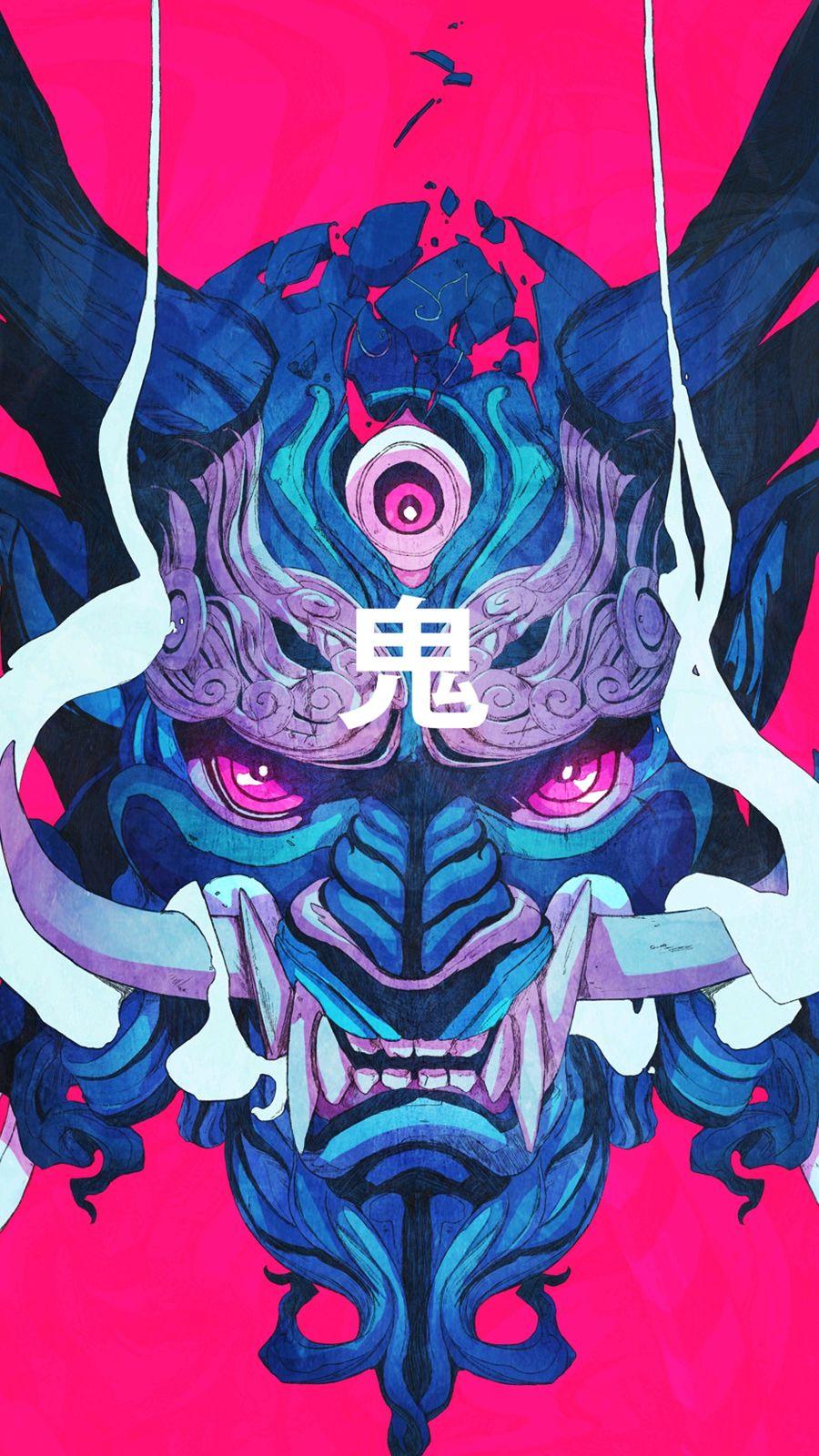 900x1600 Japanese Monster IPhone Wallpaper Wallpaper : iPhone Wallpaper