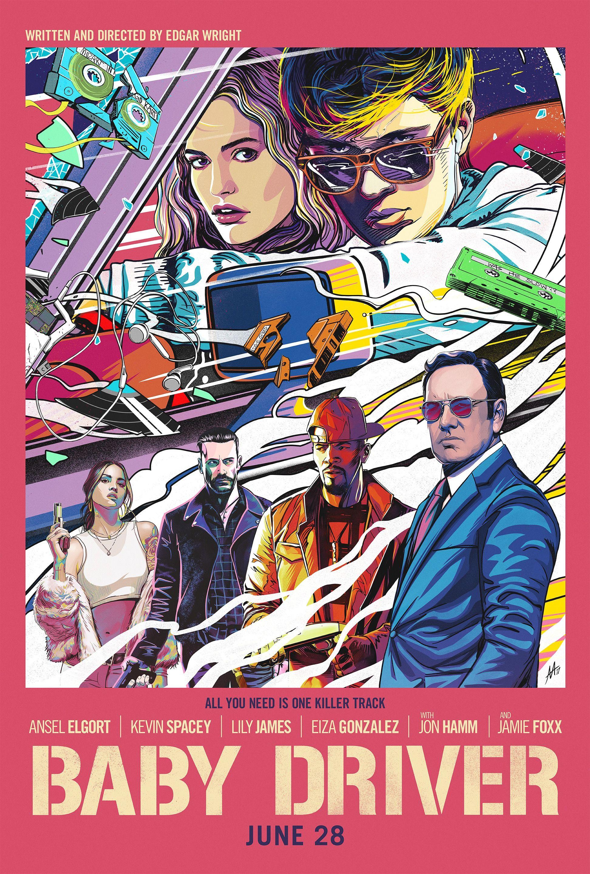 1944x2880 Baby Driver (2017) HD Wallpaper From Gallsource.com. Baby driver poster, Baby driver, Baby driver full movie