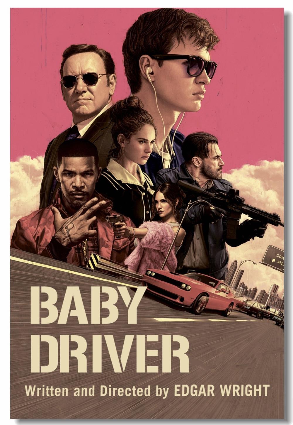 1000x1449 Custom Canvas Wall Paintings Baby Driver Poster Baby Driver Wallpaper Bar Cafe Stickers office Wall Murals Bedroom Decor #. bedroom decor. wall muralbedroom wall decor