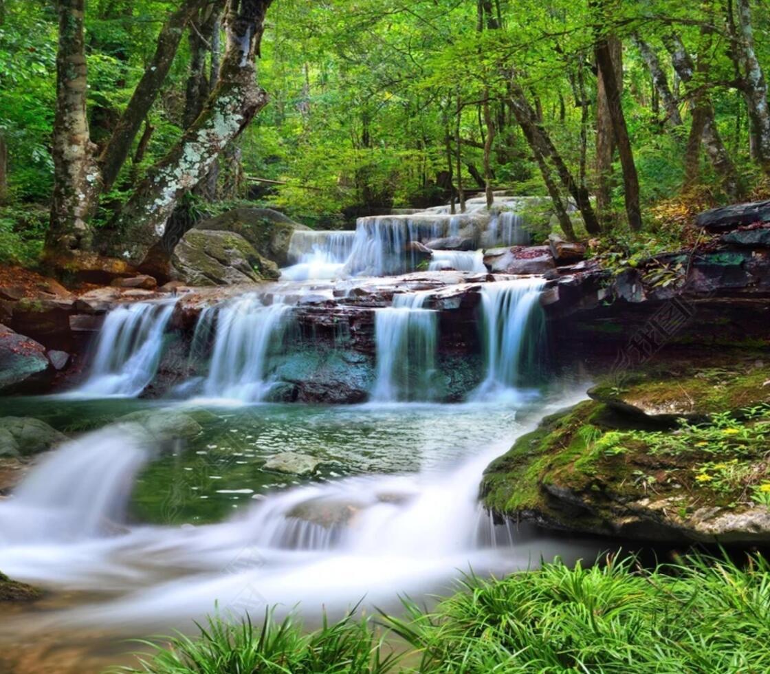 1120x980 3D 5D 8D Mural Large Size Photo Wall Paper Waterfall Nature Landscape for Living Room TV Backdrop 3D Wallpaper Painting Custom. Wallpaper
