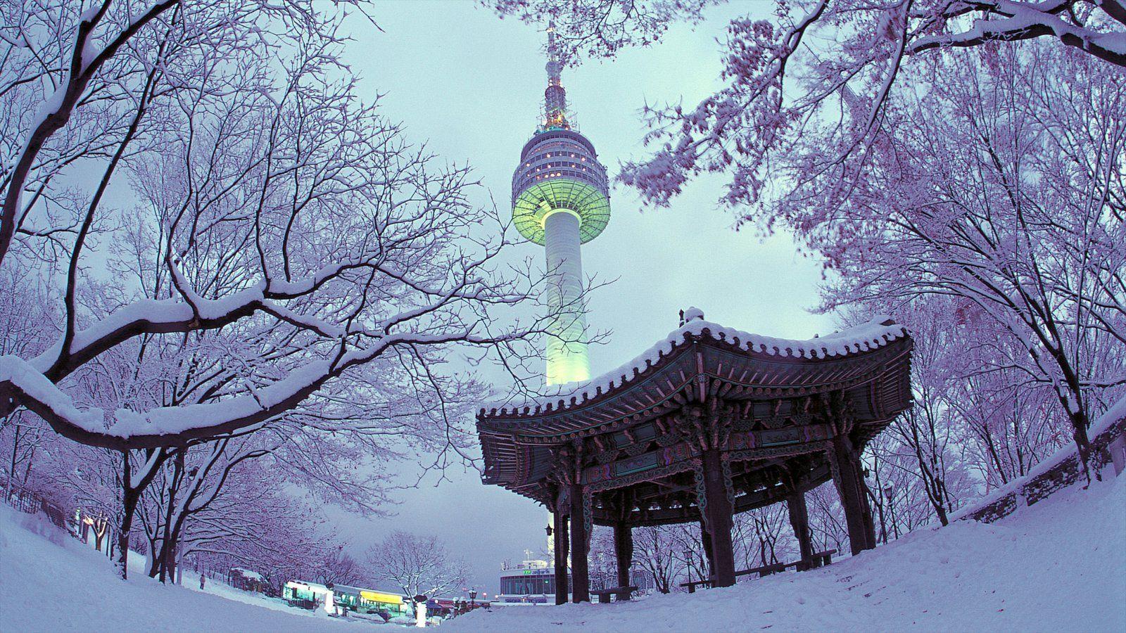 1600x900 Winter South Korea Wallpaper