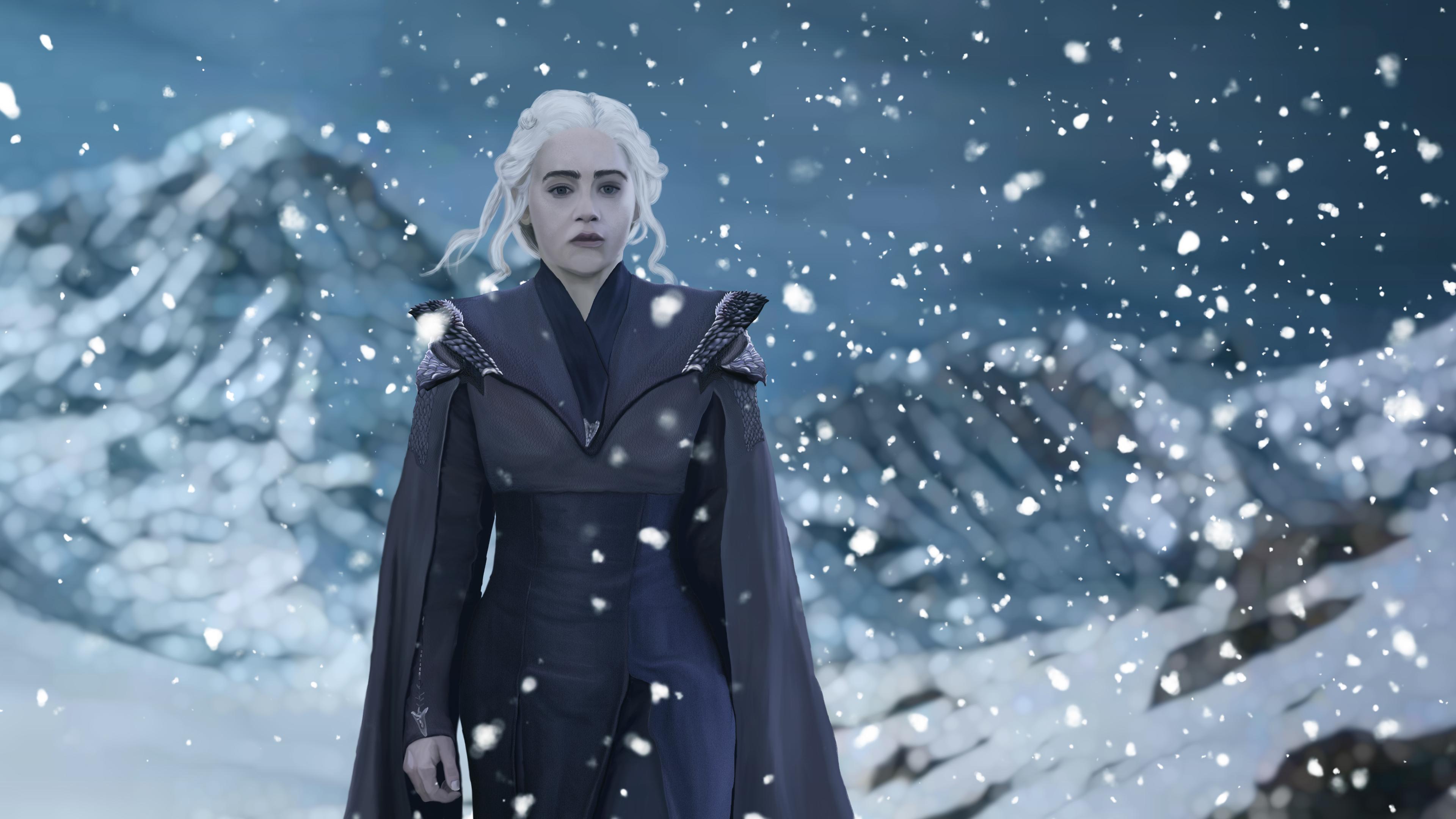 3840x2160 Wallpaper 4k Game Of Thrones Daenerys Art Wallpaper
