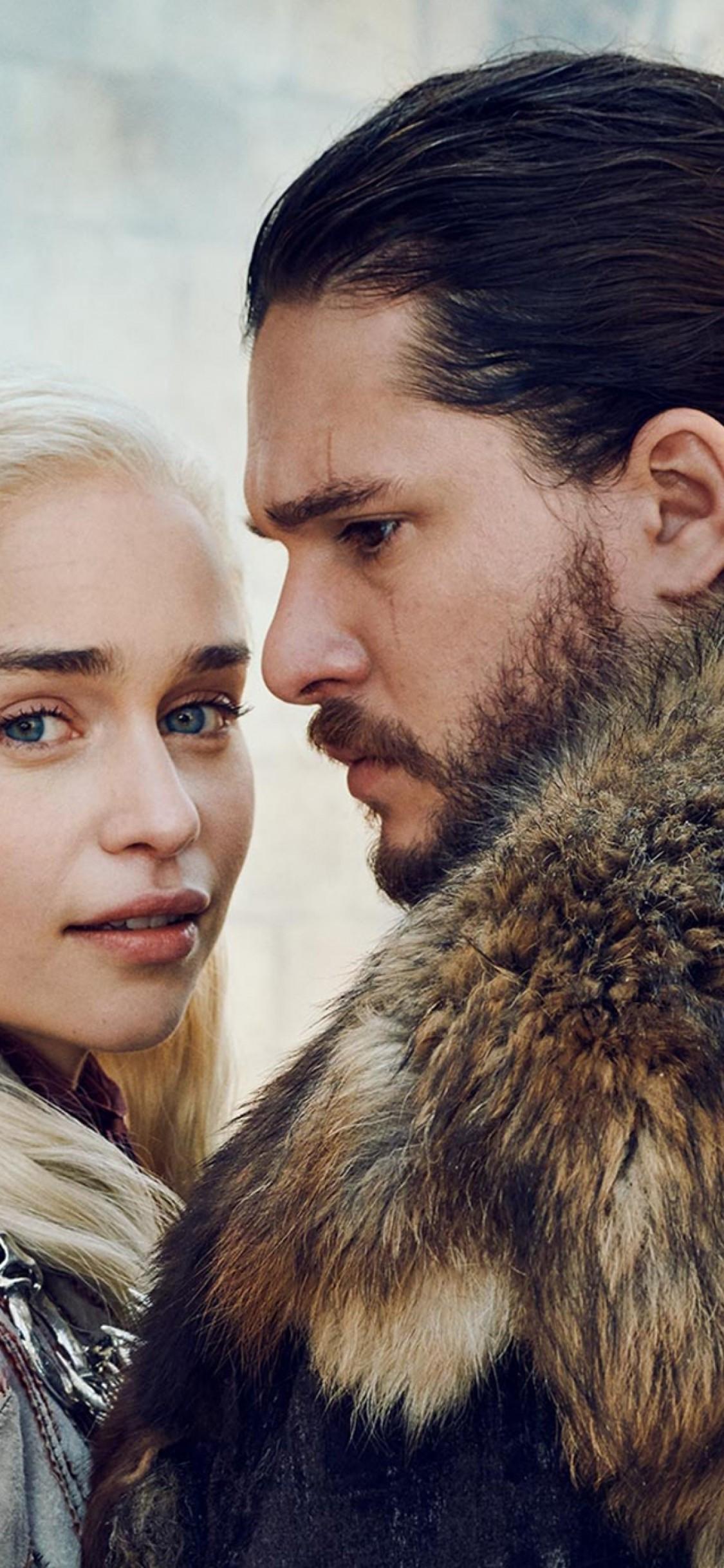 1125x2436 Download 1125x2436 Jon Snow X Daenerys Targaryen, Tv Series, Game Of Thrones Wallpaper for iPhone 11 Pro & X