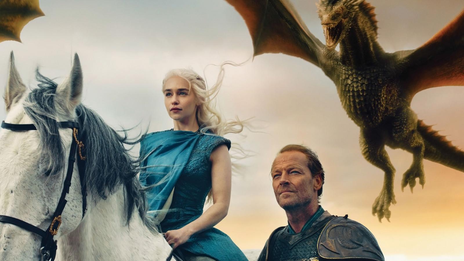1600x900 Game Of Thrones Season 7 Daenerys Targaryen And Jorah Mormont Wallpaper 05280