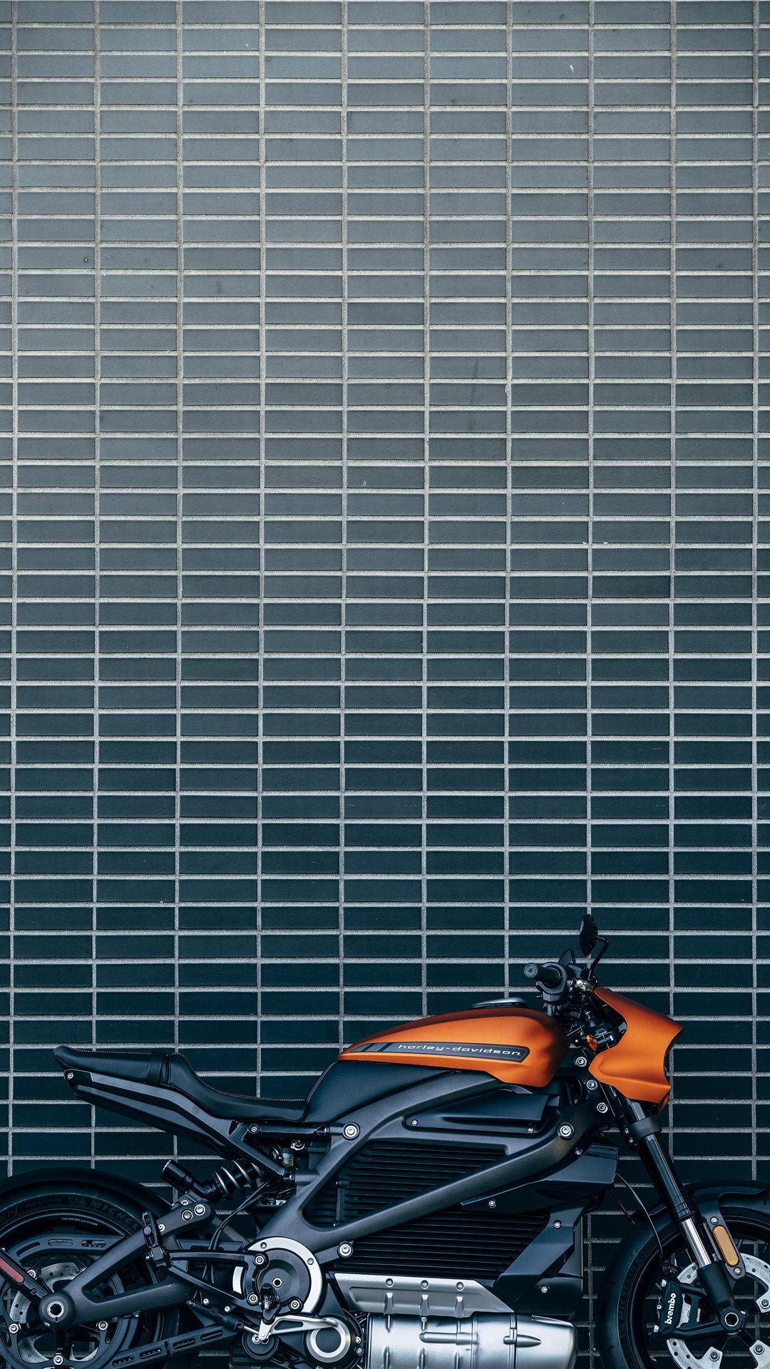 1080x1920 orange and black motorcycle iPhone 8 Wallpaper Free Download