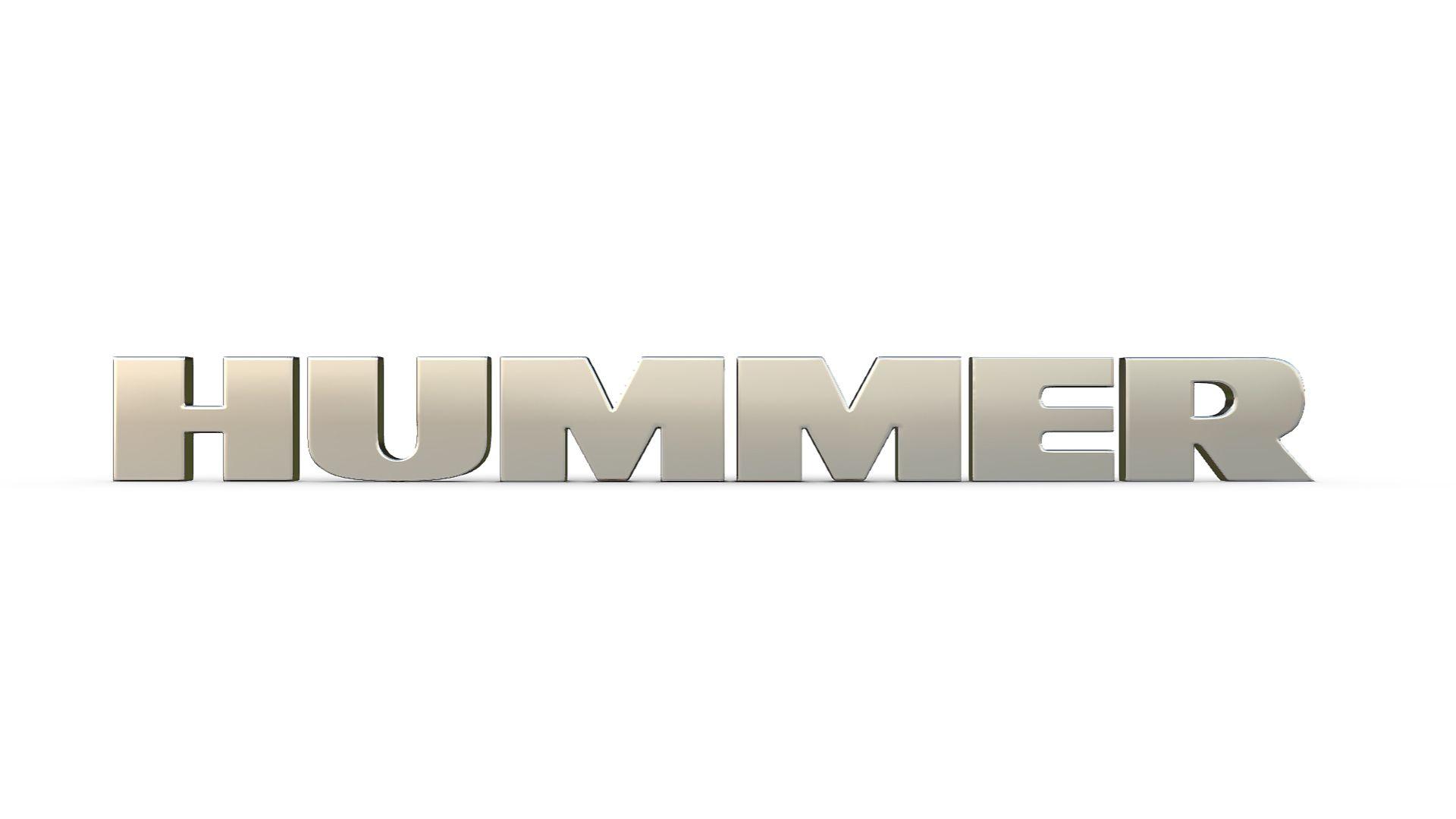 1920x1080 Download OBJ file hummer logo • 3D printable design ・ Cults