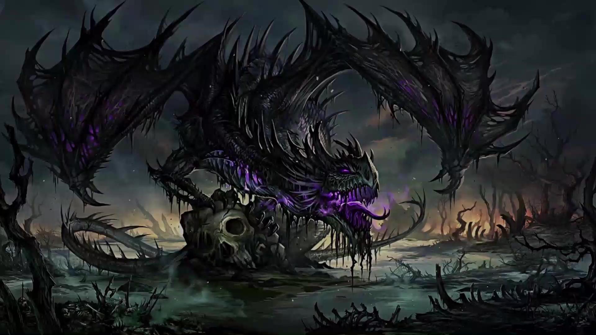 1920x1080 Black Dragon Live Wallpaper