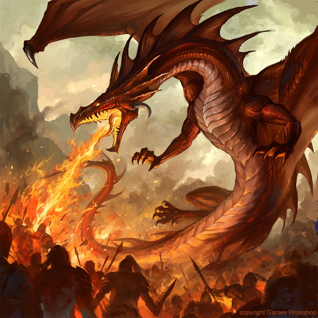 1024x1024 realistic fire dragon drawing