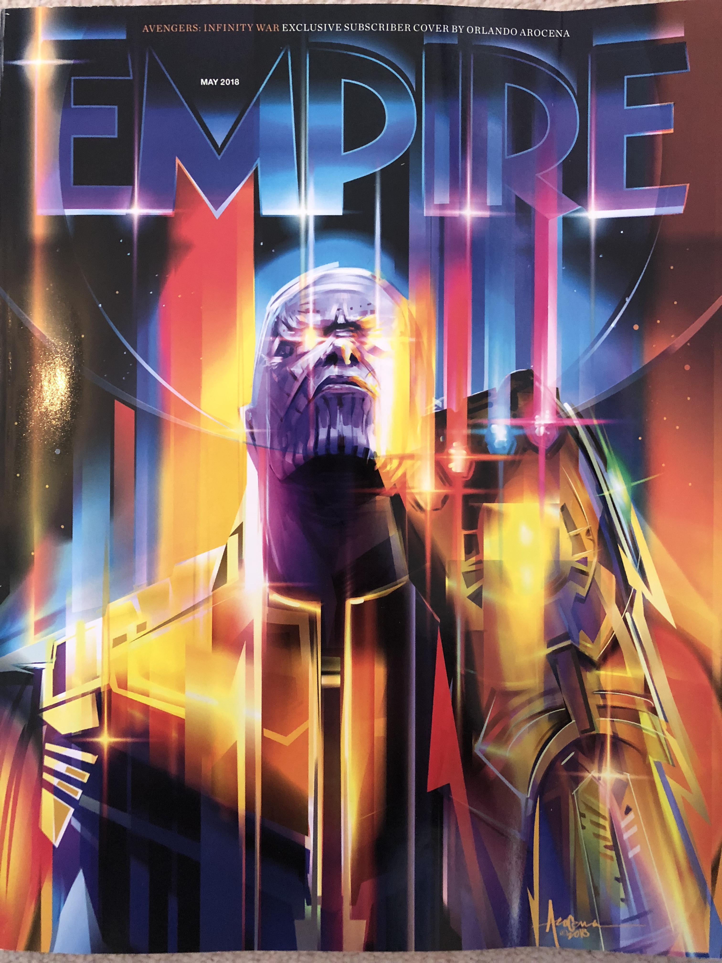 3024x4032 Absolutely beautiful Infinity War edition of EMPIRE arrived today