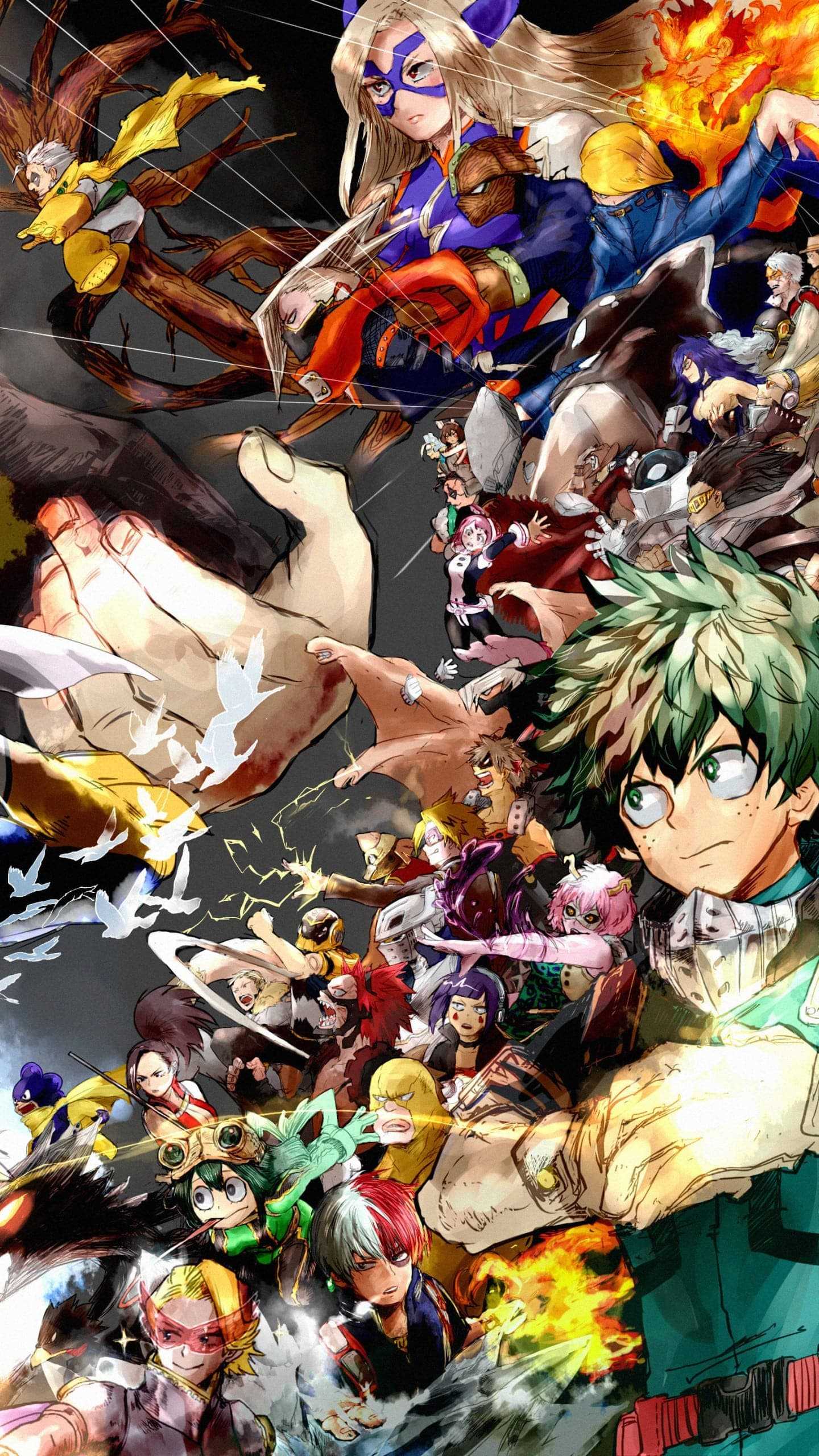 1440x2560 My Hero Academia Wallpaper