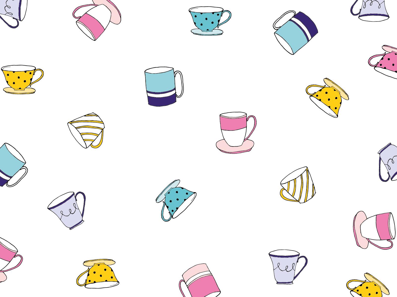 1600x1200 Tea cup desktop wallpaper