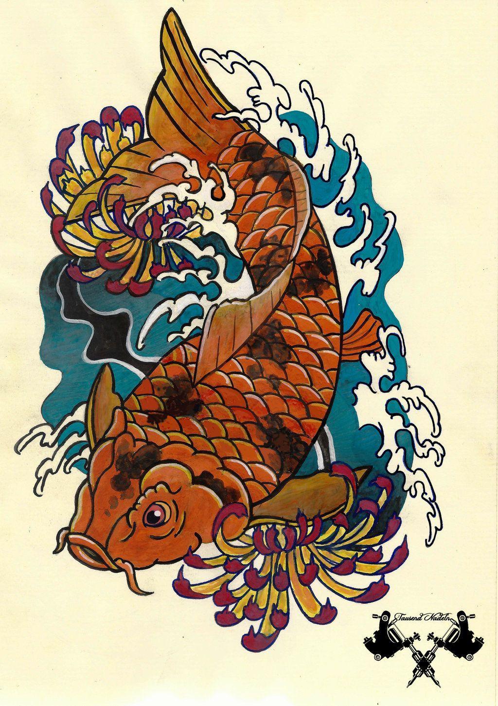 1024x1450 Japanese Koi Tattoo Wallpaper