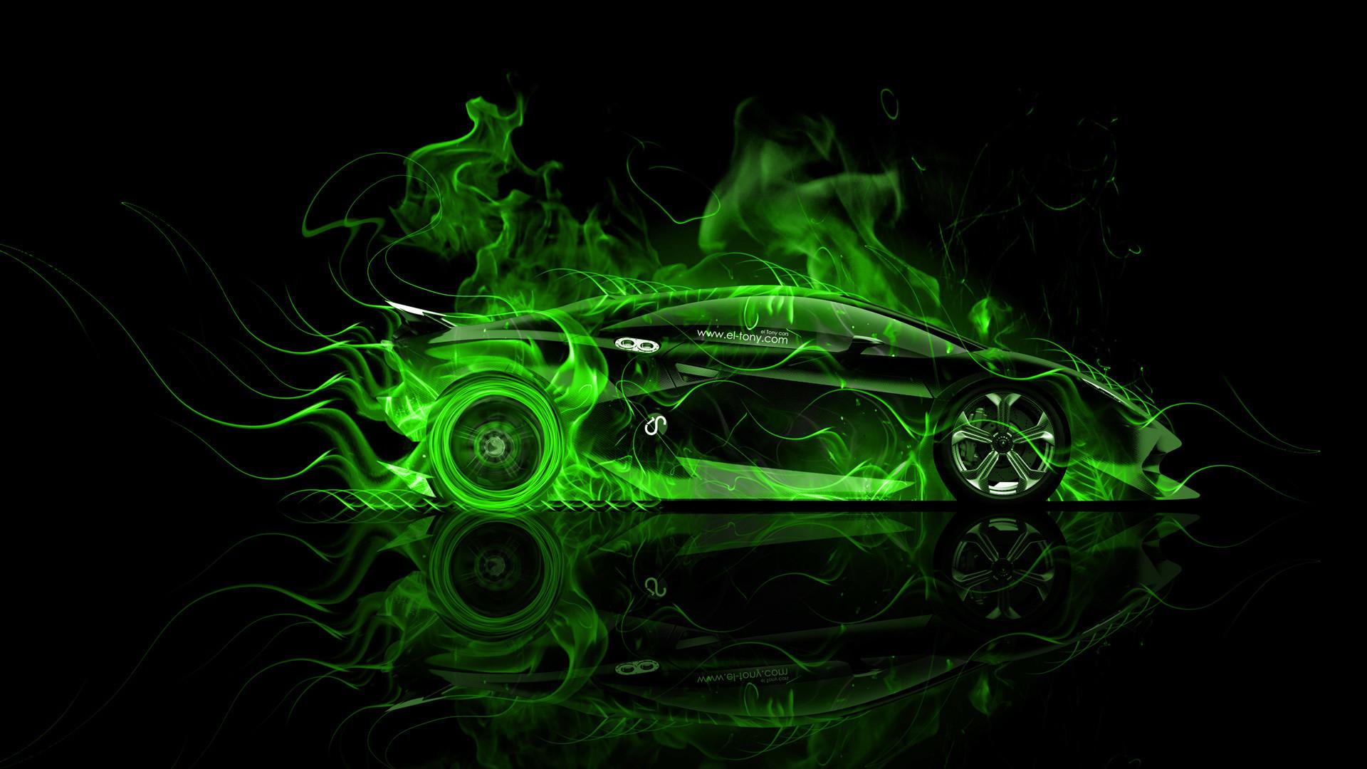 1920x1080 Green Flame