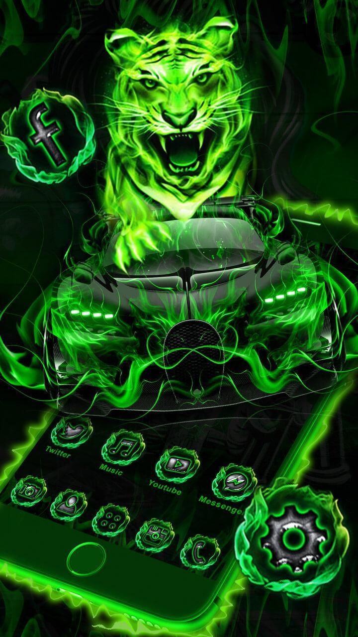 720x1280 Fire, Tiger, Car Themes, Live Wallpaper for Android