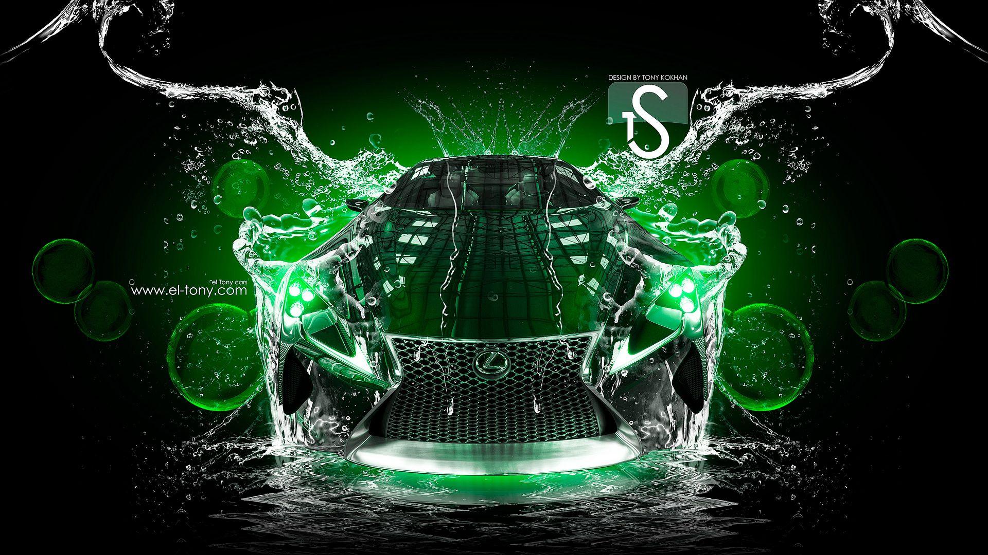 1920x1080 Neon Green Cool Car Wallpaper