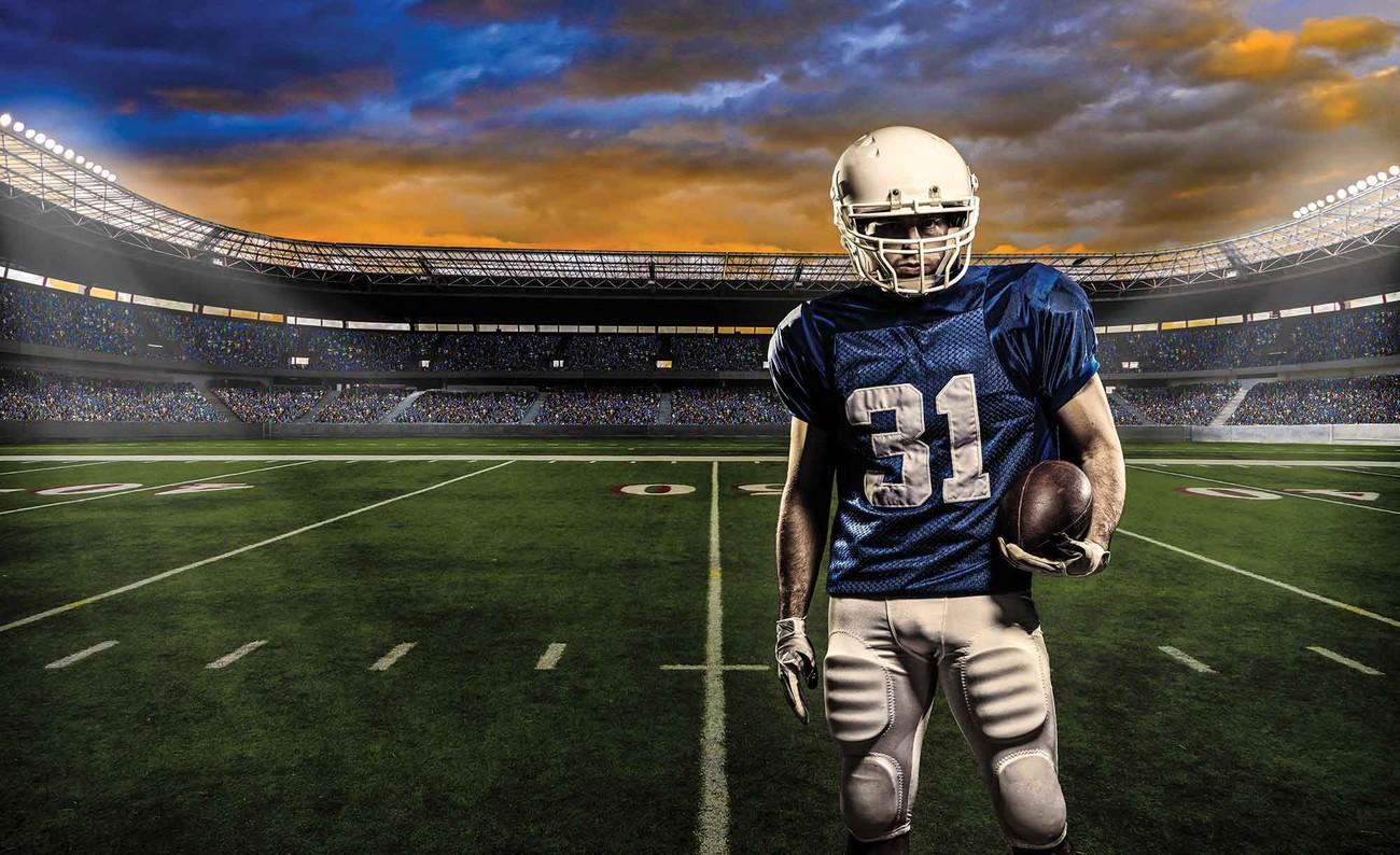1300x794 American Football Stadium Wall Paper Mural. Buy at