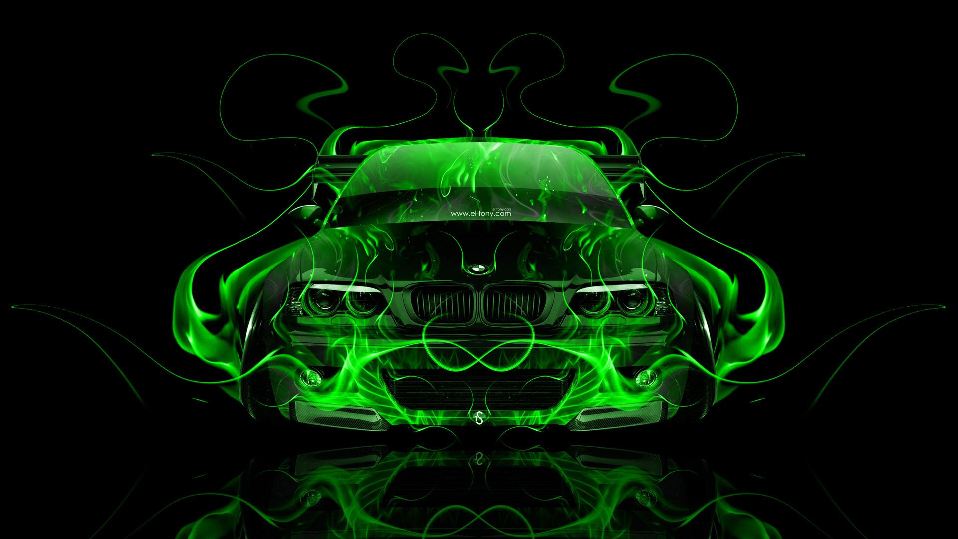1920x1080 BMW M3 E46 Tuning Front Fire Car 2015 el Tony