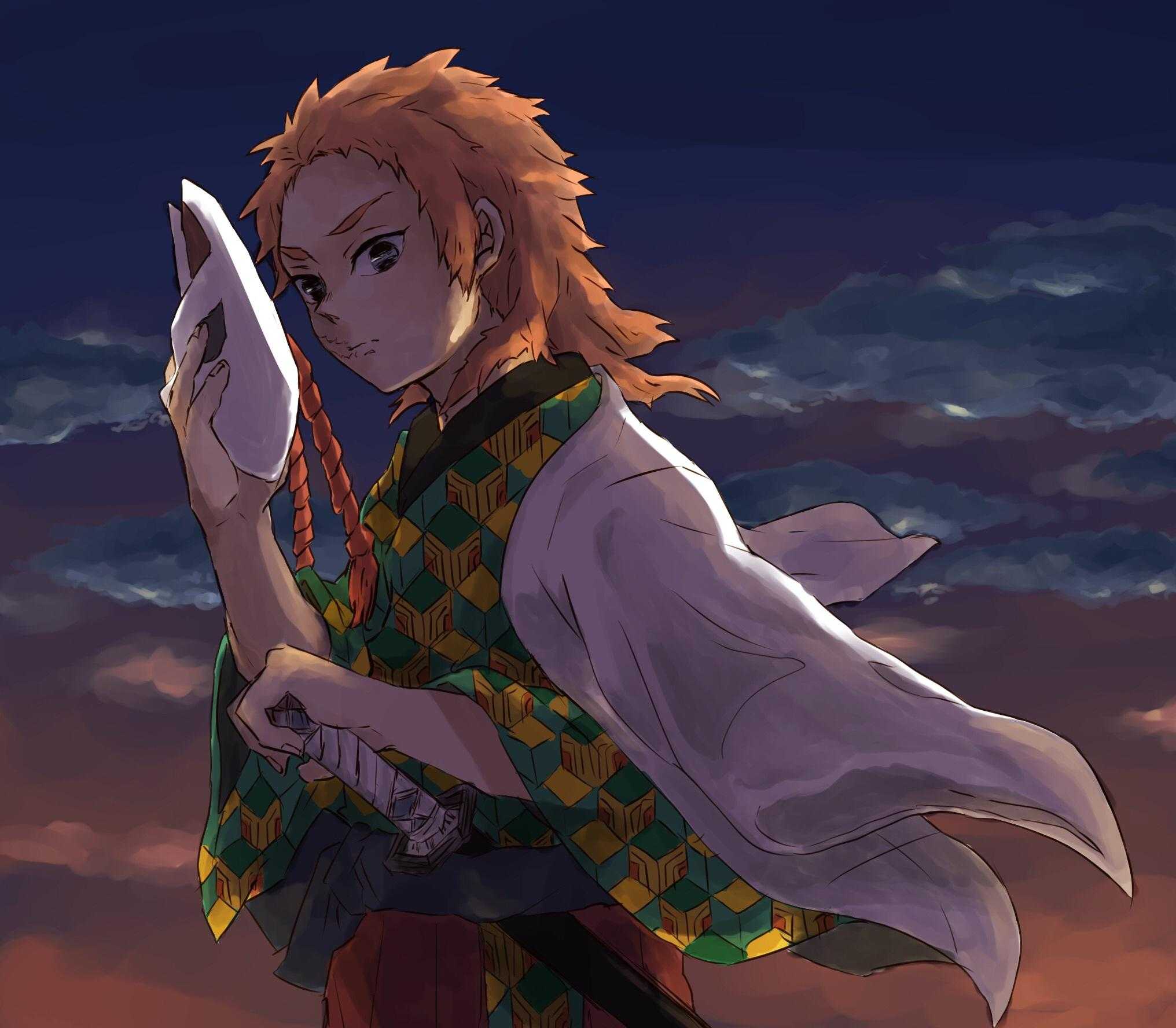 2032x1776 Sabito Demon Slayer Wallpaper Free HD Wallpaper