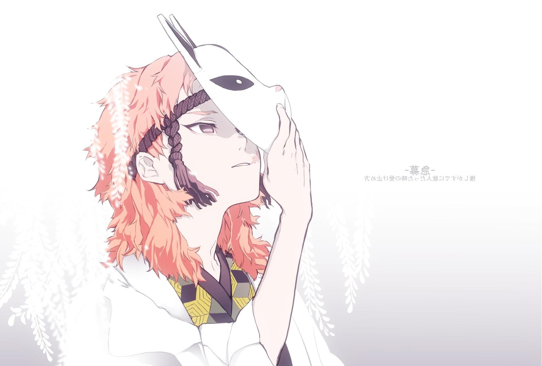 1748x1181 Wallpaper Mask, Kimetsu No Yaiba, Demon Slayer, Sabito:1748x1181