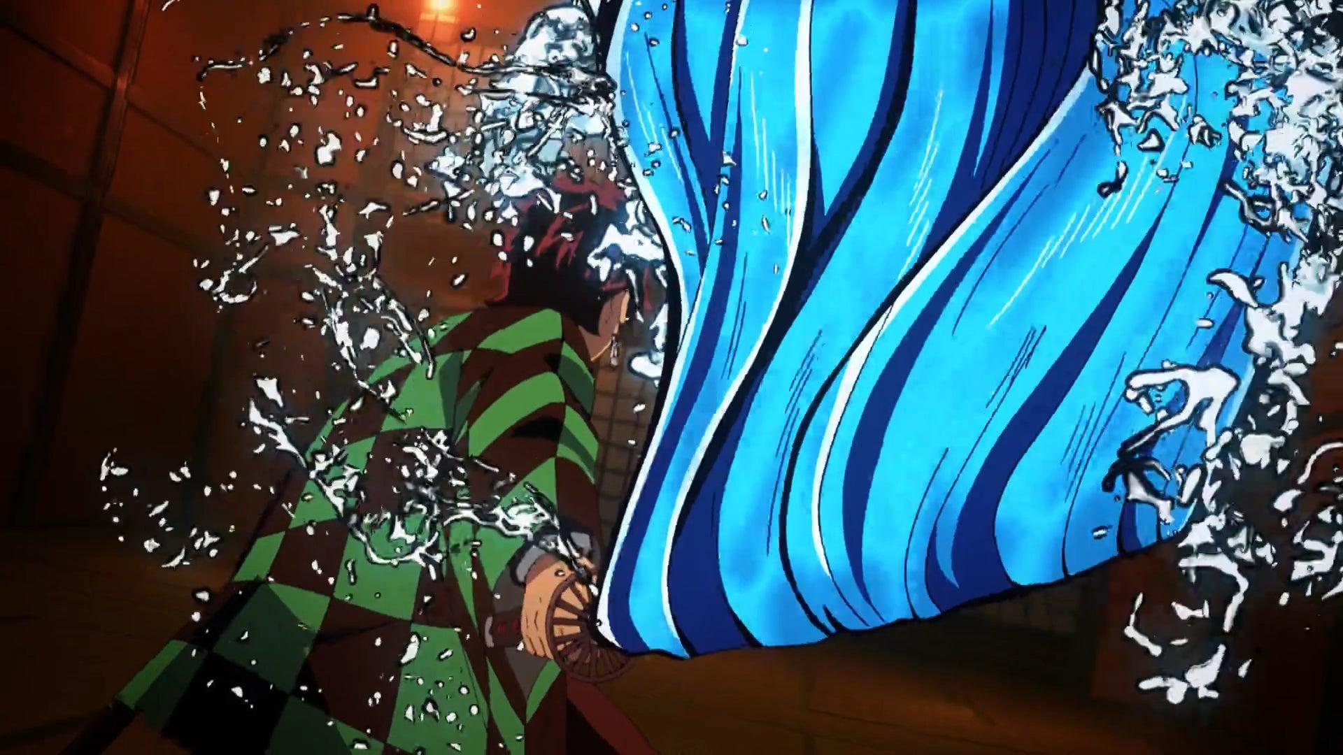 1920x1080 That water animation [Demon Slayer: Kimetsu no Yaiba]