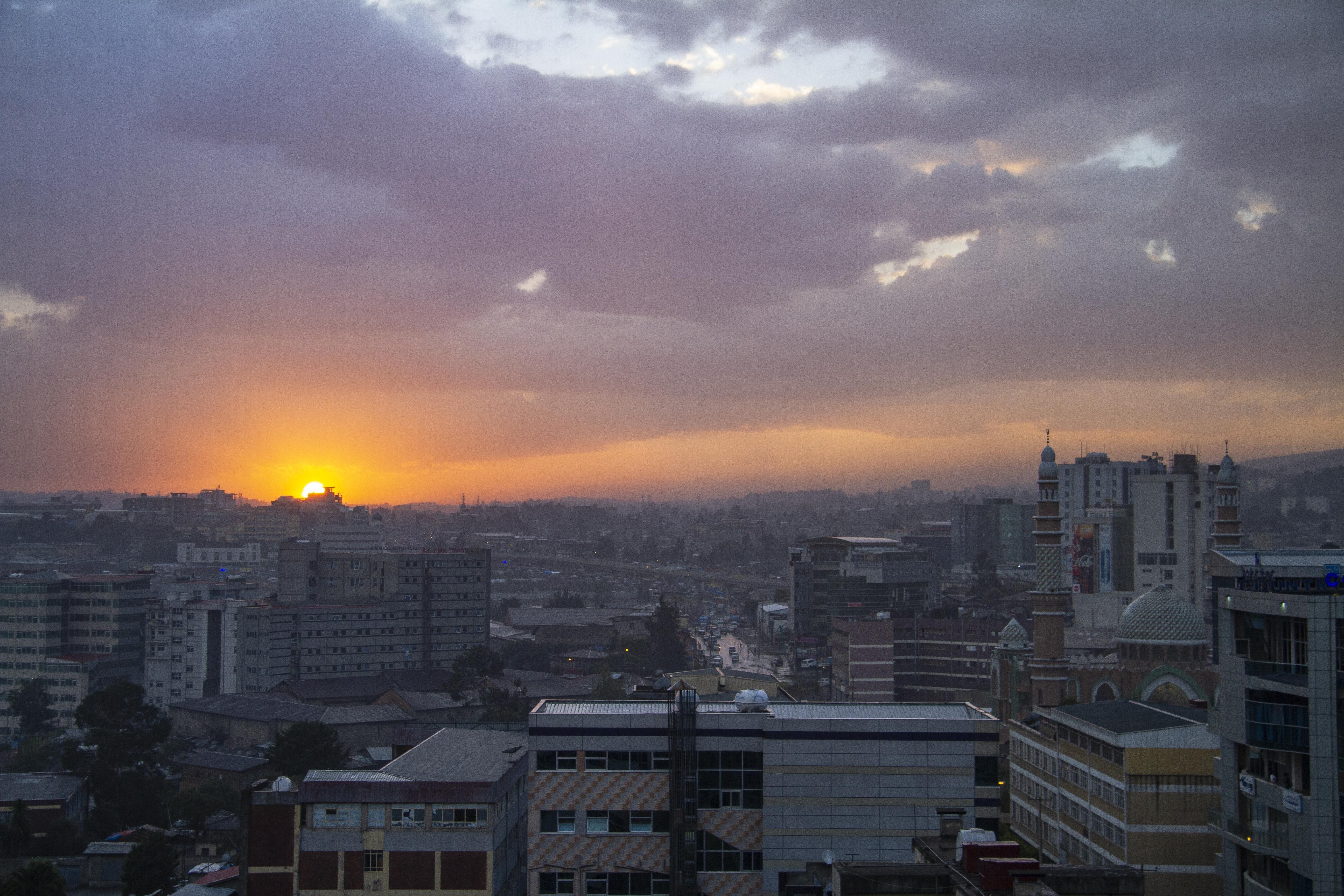 5184x3456 Sunset over Addis Ababa Ethiopia. Addis ababa, Ethiopia, Sunset