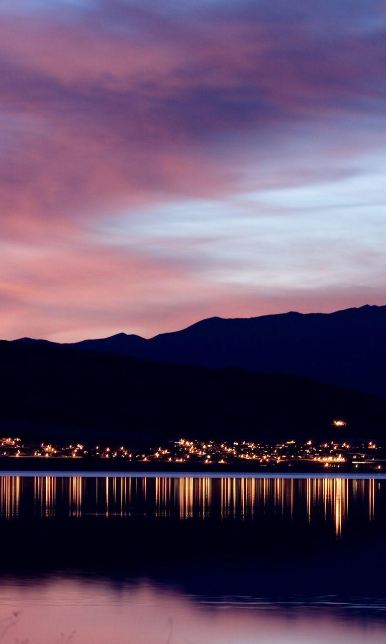 768x1280 Mountain Town Nokia lumia 920 wallpaper