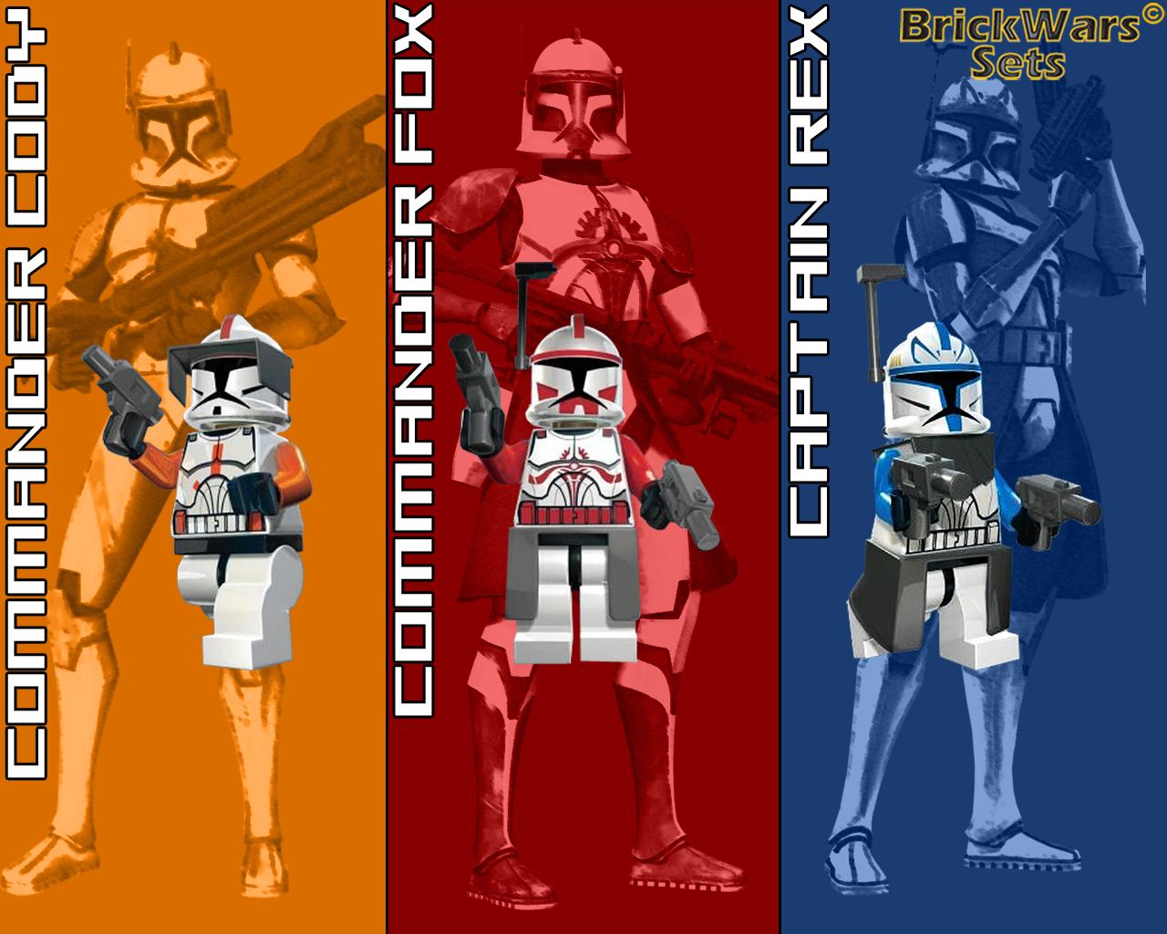 1280x1024 BrickWars Sets: Clone Leadership. Lego Star Wars FREE Wallpaper