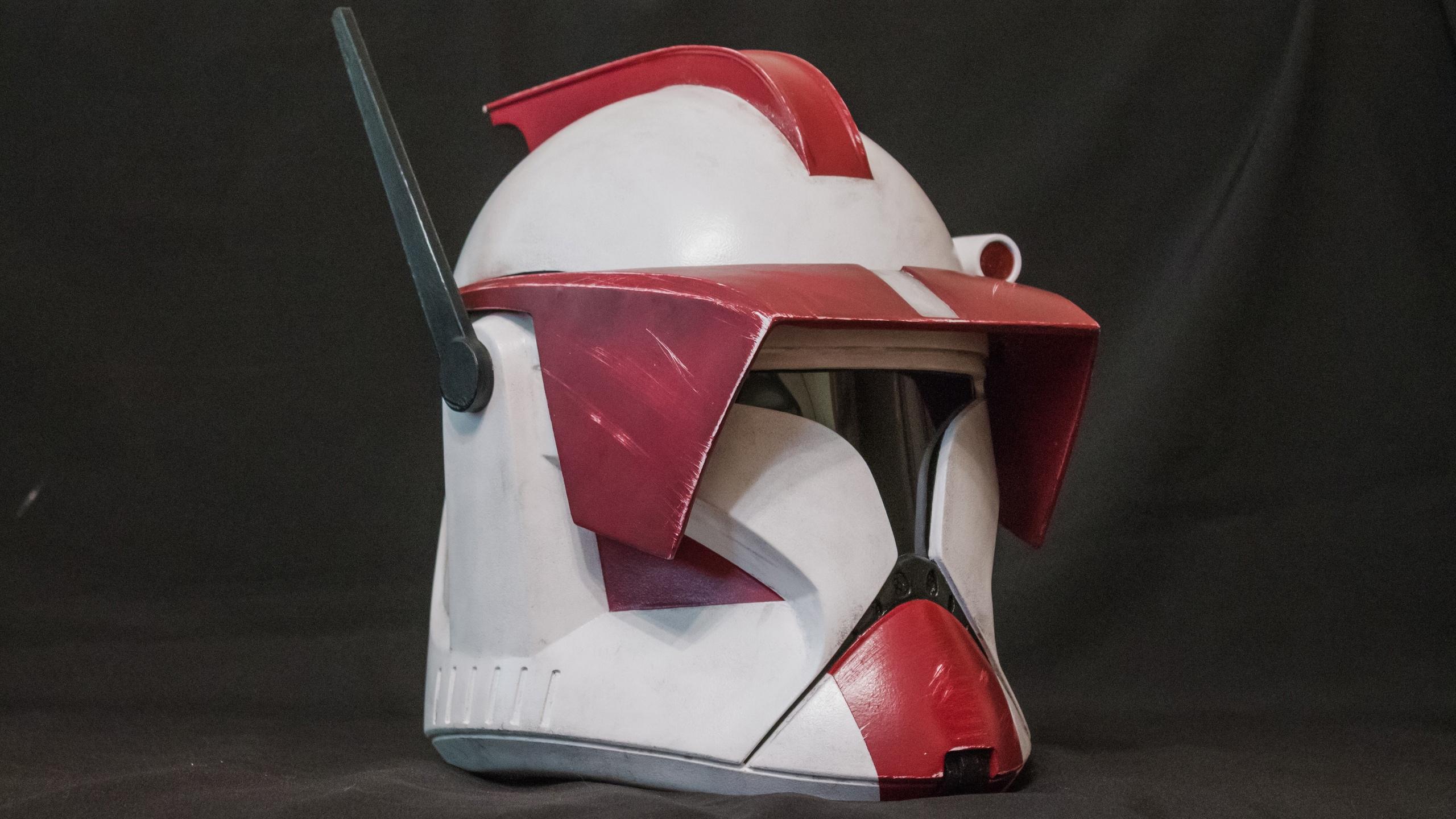 2560x1440 Star Wars Commander Fox Phase 1 Helmet