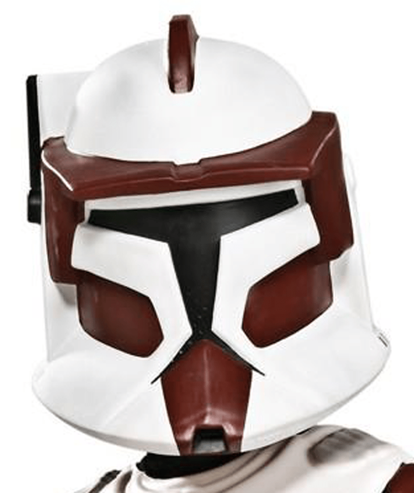 841x1000 Commander Fox Clone Trooper Helmet Costume Mask Child Boys Star Wars Clone Wars Cartoon Collector Series Deluxe 2 Piece Movie Merchandise Kids Toy Collectible (One Size)